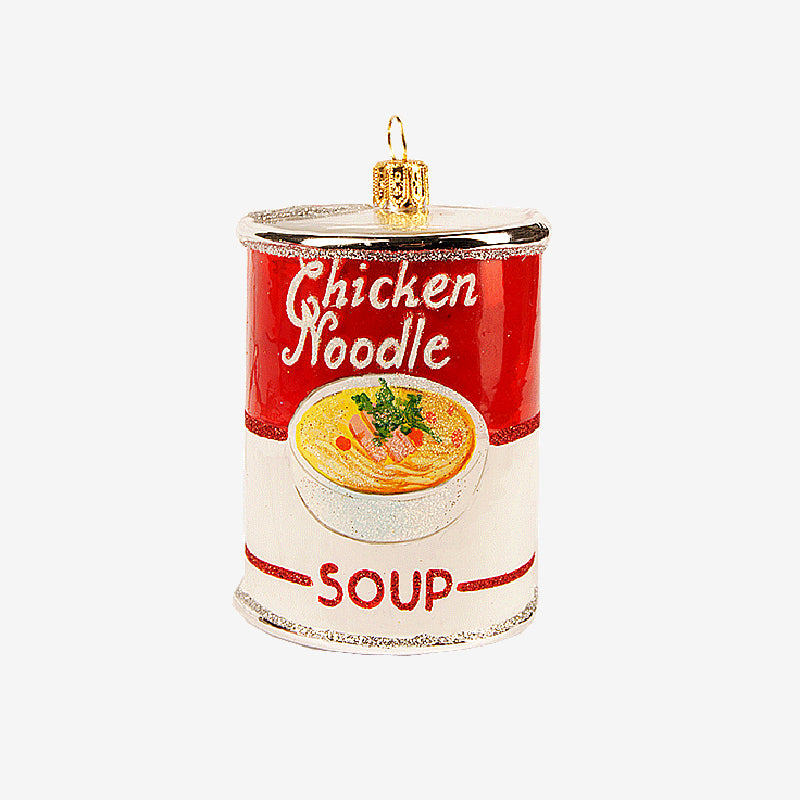 Handmade Chicken Noodle Soup Christmas Ornament - Festive Kitchen Decor for Holiday Tree & Home