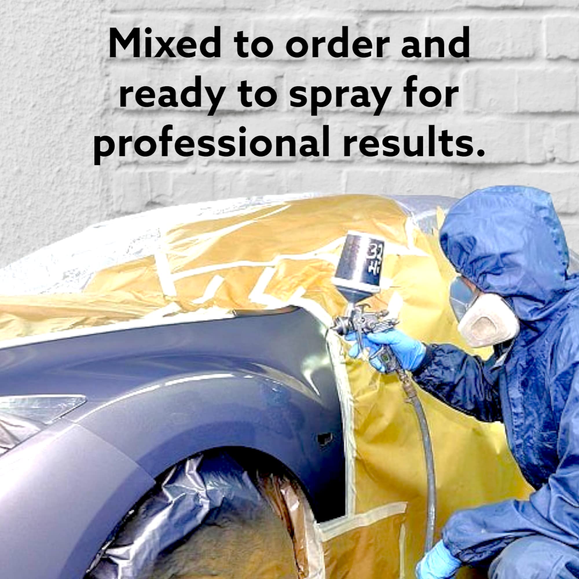 Hyundai Touch Up Paint Quartz White Tricoat WW8 - Exact Match Auto Paint for All Hyundai Models & Years (1 Quart with Clear Coat) - Perfect for Scratches, Chips & DIY Car Repairs