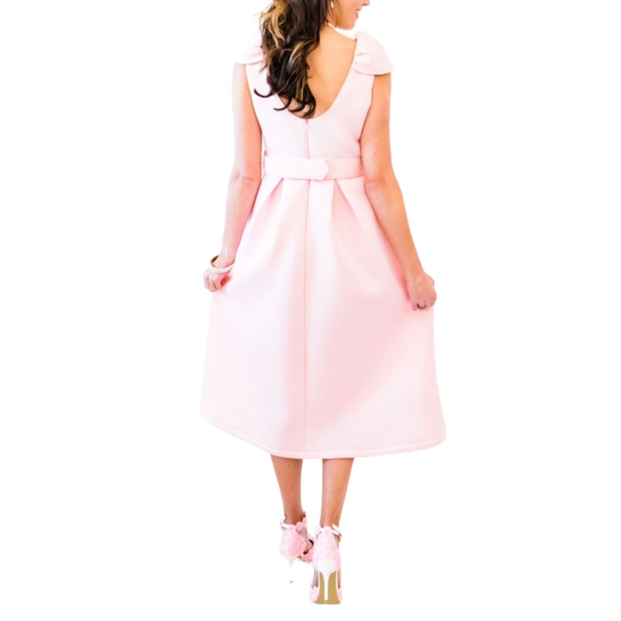Betty Dress - Elegant Women's Floral Midi Dress for Casual Wear, Office & Special Occasions | Perfect for Spring & Summer Outfits