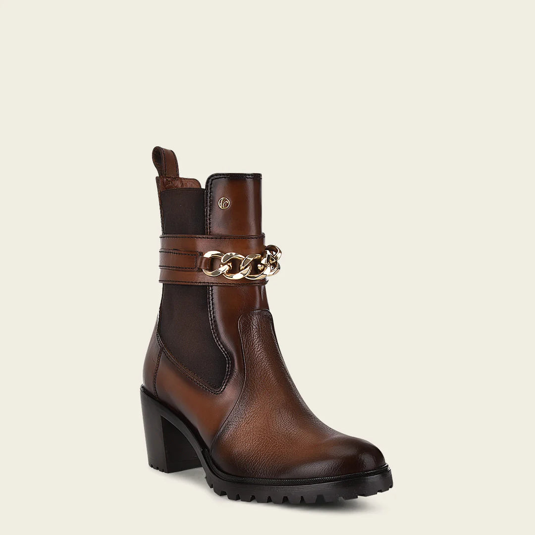 Women's Cuadra Honey Casual Fashion Deer Leather Ankle Boots - Stylish & Comfortable for Everyday Wear, Office, and Date Nights