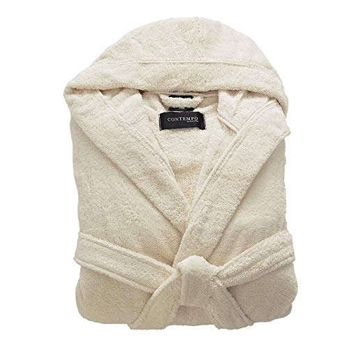 Soft & Cozy Babylon Collection Hooded Bathrobe for Men & Women - Perfect for Spa, Lounging & Relaxation at Home