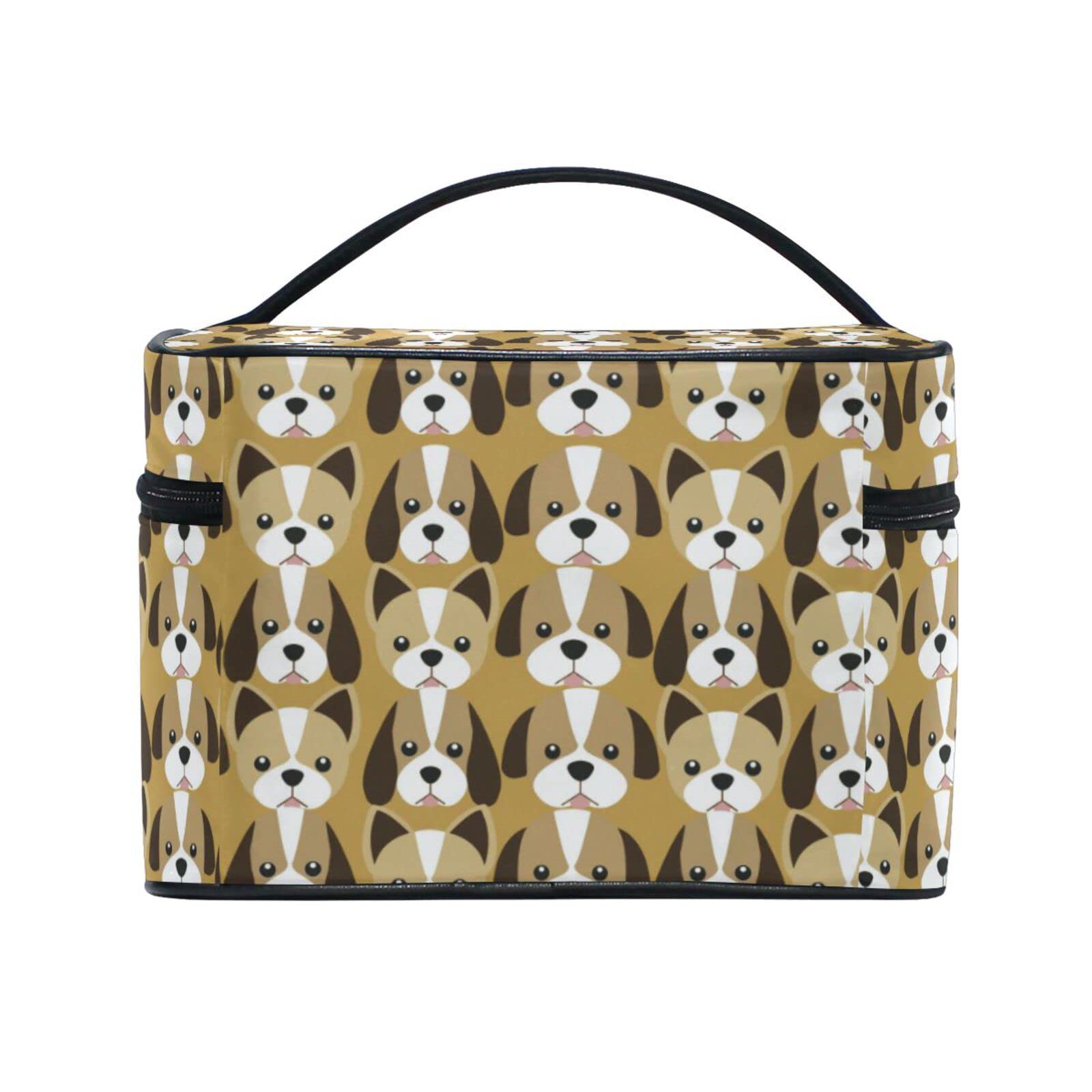 ODAWA Dog Cosmetic Bag - Travel Toiletry Organizer for Women | Perfect Gift for Dog Lovers