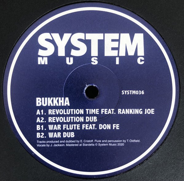 Bukkha – Revolution Time / War Flute System Music SYSTM036 | Electronic Dance Music Vinyl Record for DJs & Collectors | Perfect for Nightclubs, Raves & Music Production