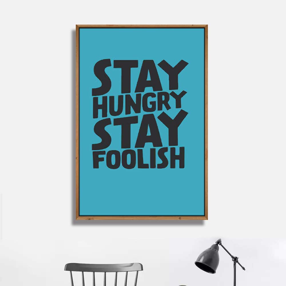 Idea4Wall Framed Canvas Wall Art - 24x36 Inches Modern Home Decor with Inspirational Quotes, Ready to Hang for Living Room & Bedroom - Perfect for Housewarming Gifts & Apartment Decor