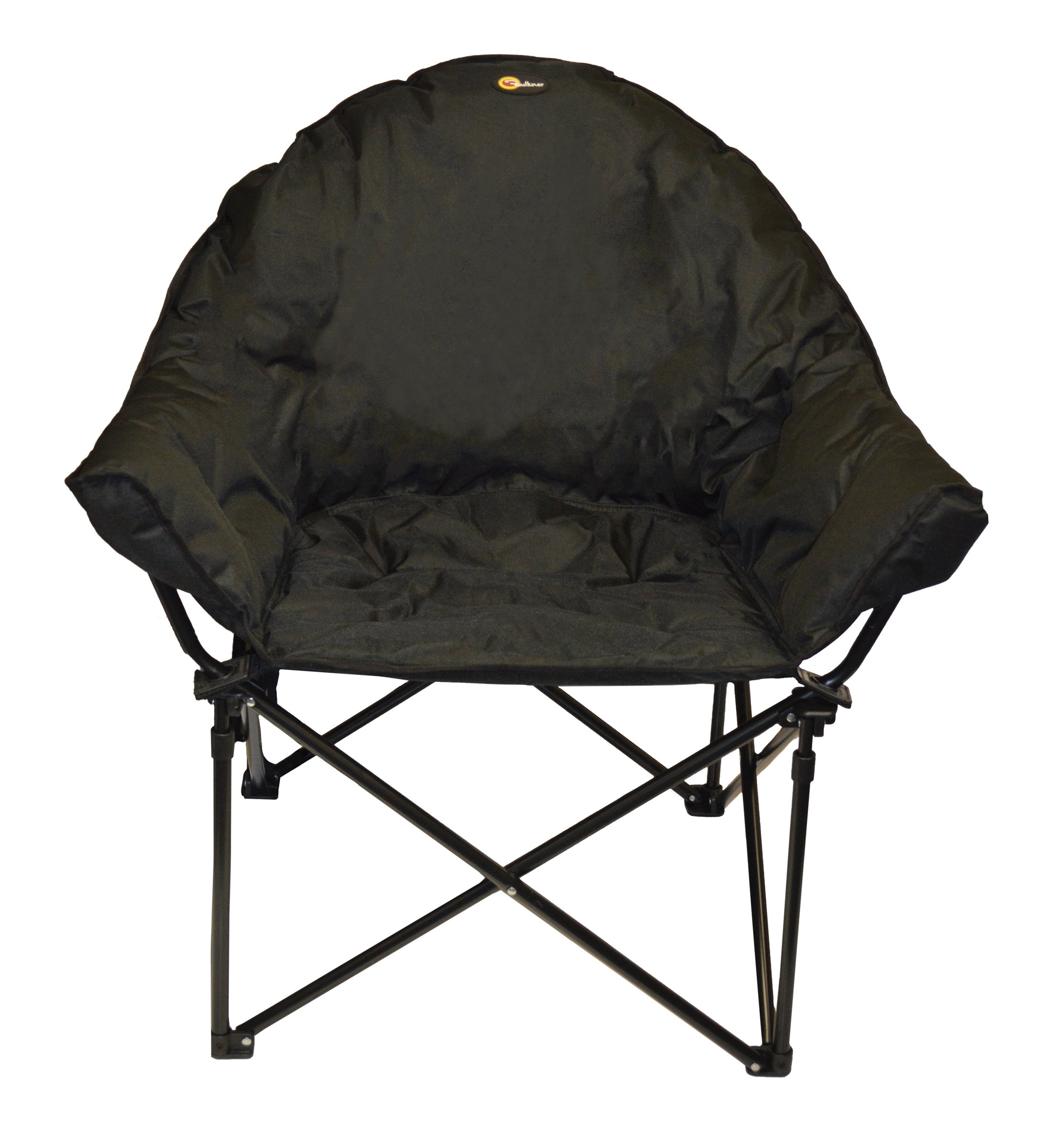 Faulkner 49570 Big Dog Bucket Chair for Large Dogs - Heavy Duty Pet Chair with Comfortable Cushion, Black - Perfect for Indoor & Outdoor Use, Living Room, Patio, or Kennel