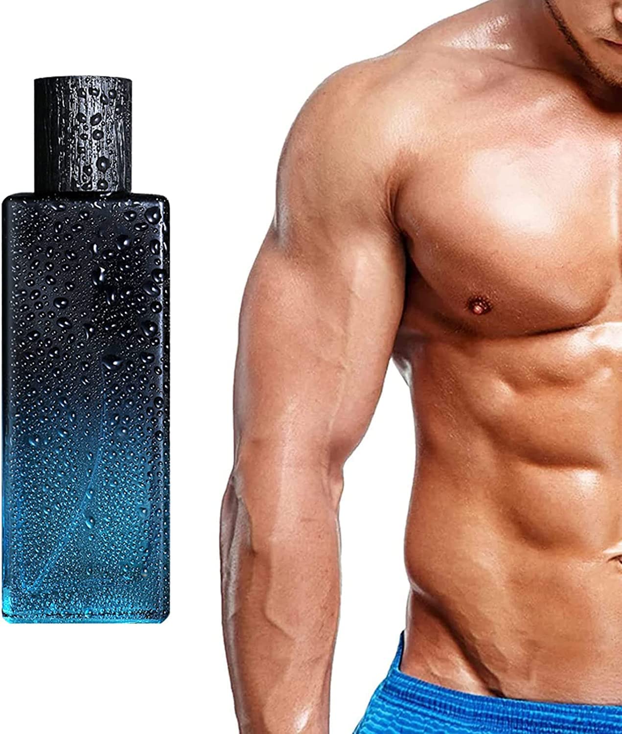 LIFVITO Men's Ocean CelluPro Body Oil - Natural Anti-Cellulite Massage Oil with Collagen | Organic Firming & Hydrating Treatment for Men | Perfect for Post-Workout Recovery & Spa Relaxation
