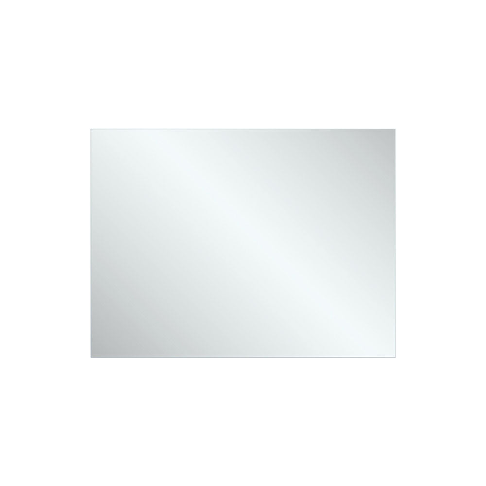 Fienza PEM 12090 Rectangular Wall Mirror with Pencil Edge - 47.2 x 35.4 Inches (1200 x 900mm) - Perfect for Bathroom, Bedroom, and Living Room Decor
