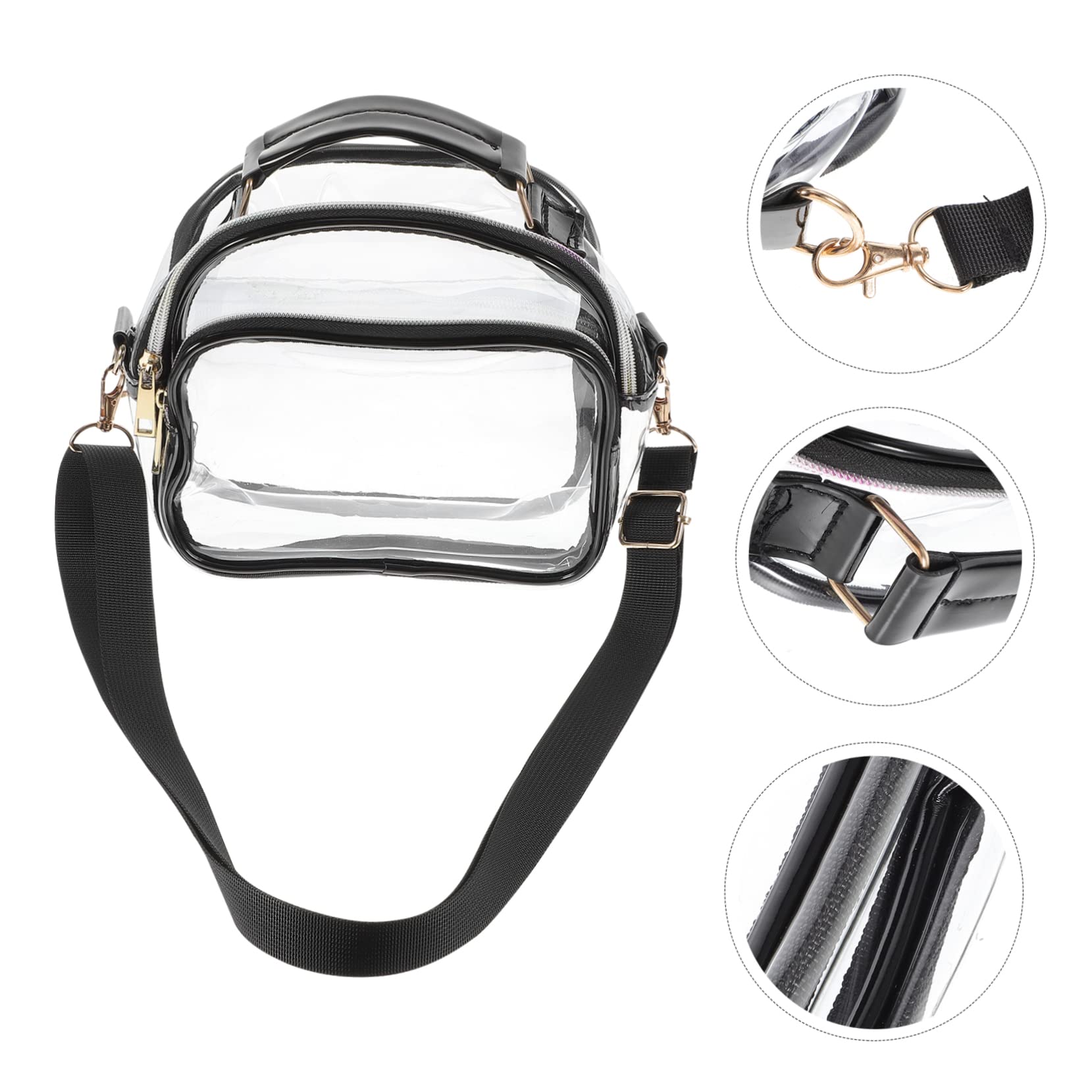 Gogogmee Women's Crossbody Shoulder Bag - PVC Tote Purse for Work & Travel | Lightweight Small Handbag for Daily Use, Shopping & Outings