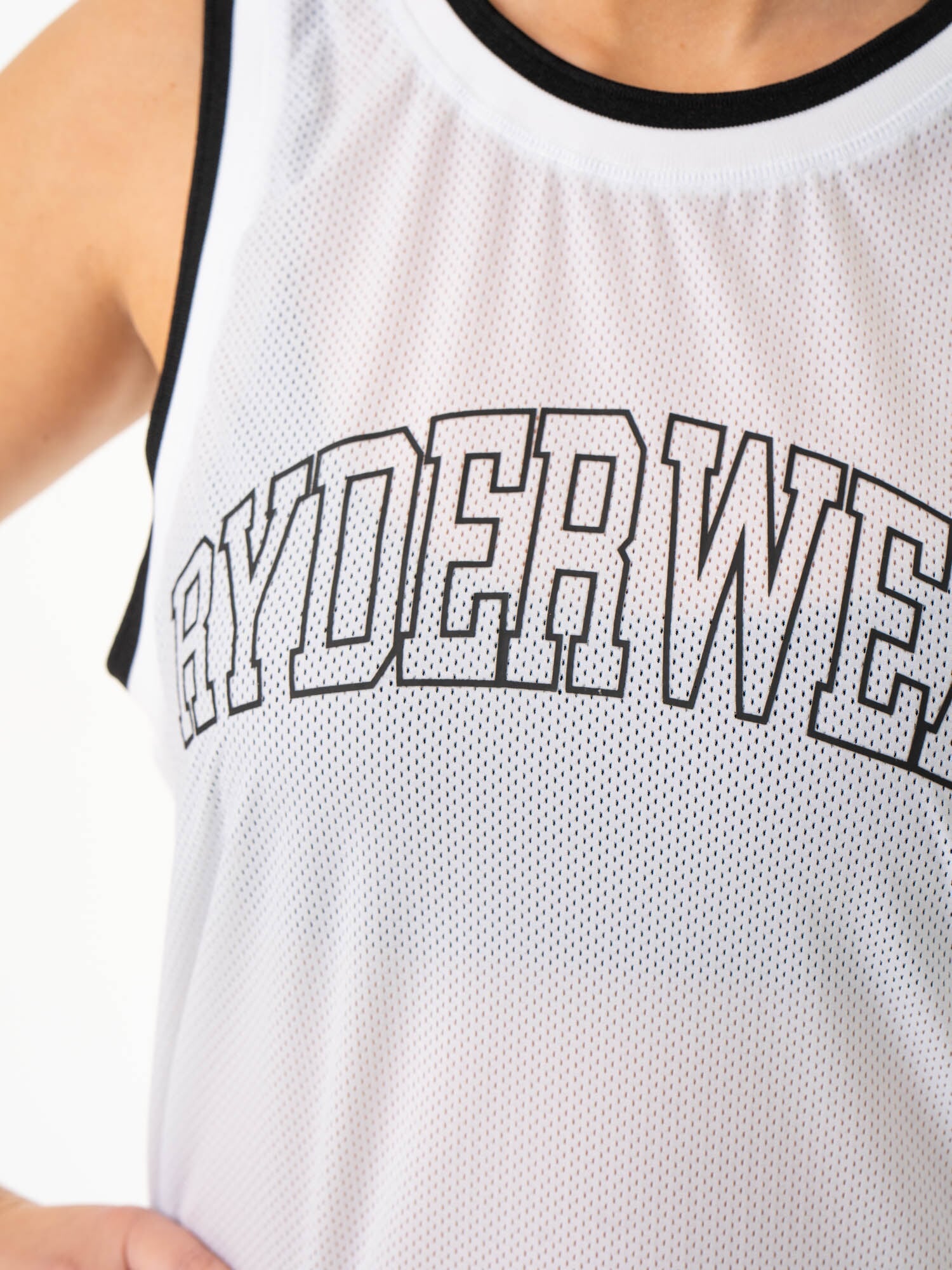 Premium MVP Mesh Jersey - Breathable White Basketball Shirt for Men & Women | Perfect for Games, Training, and Casual Wear