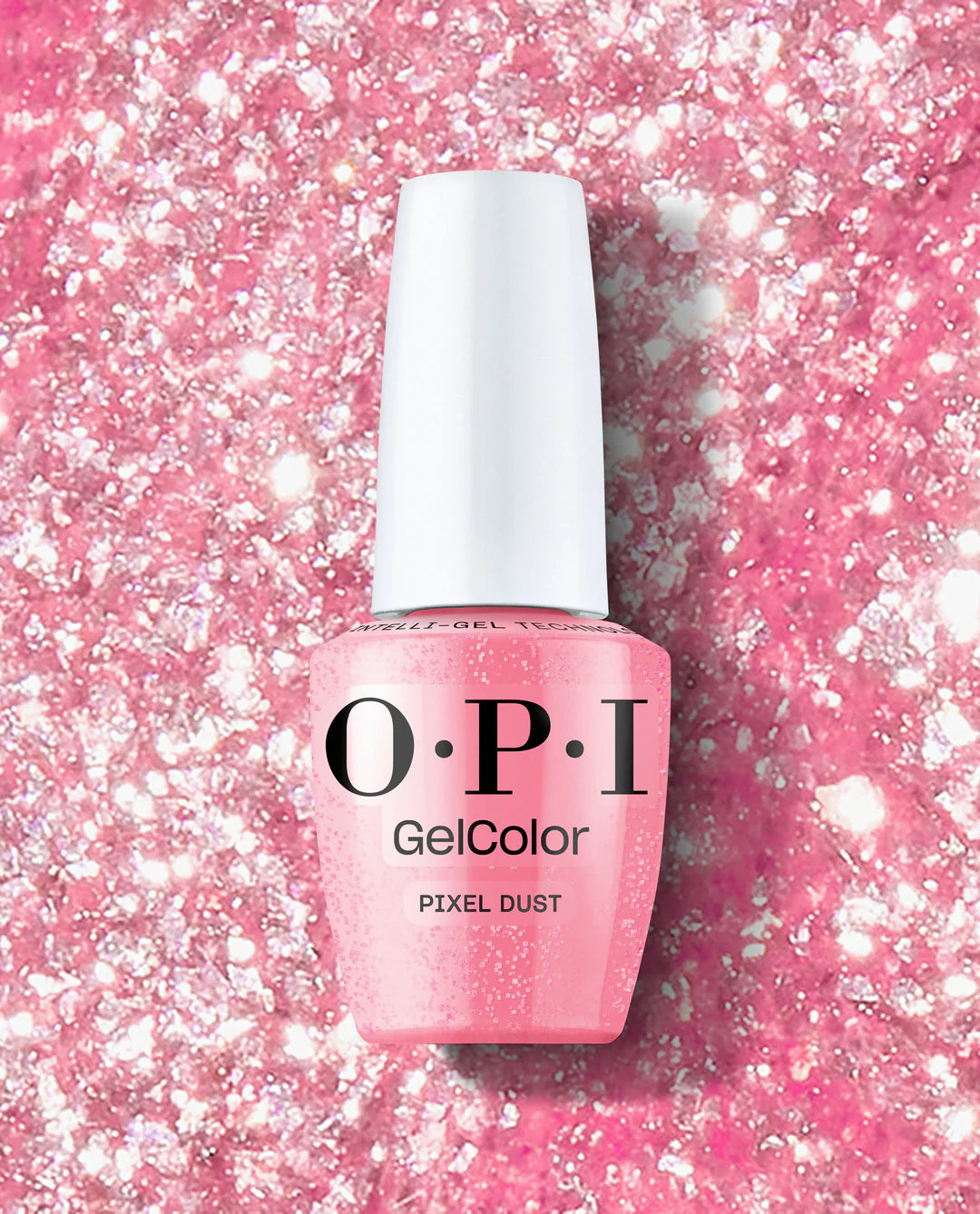OPI GelColor Nail Polish - Pixel Dust, 0.5 fl oz, Long-Lasting Gel Manicure for Salon-Quality Nails at Home | Perfect for Parties, Weddings, and Special Occasions