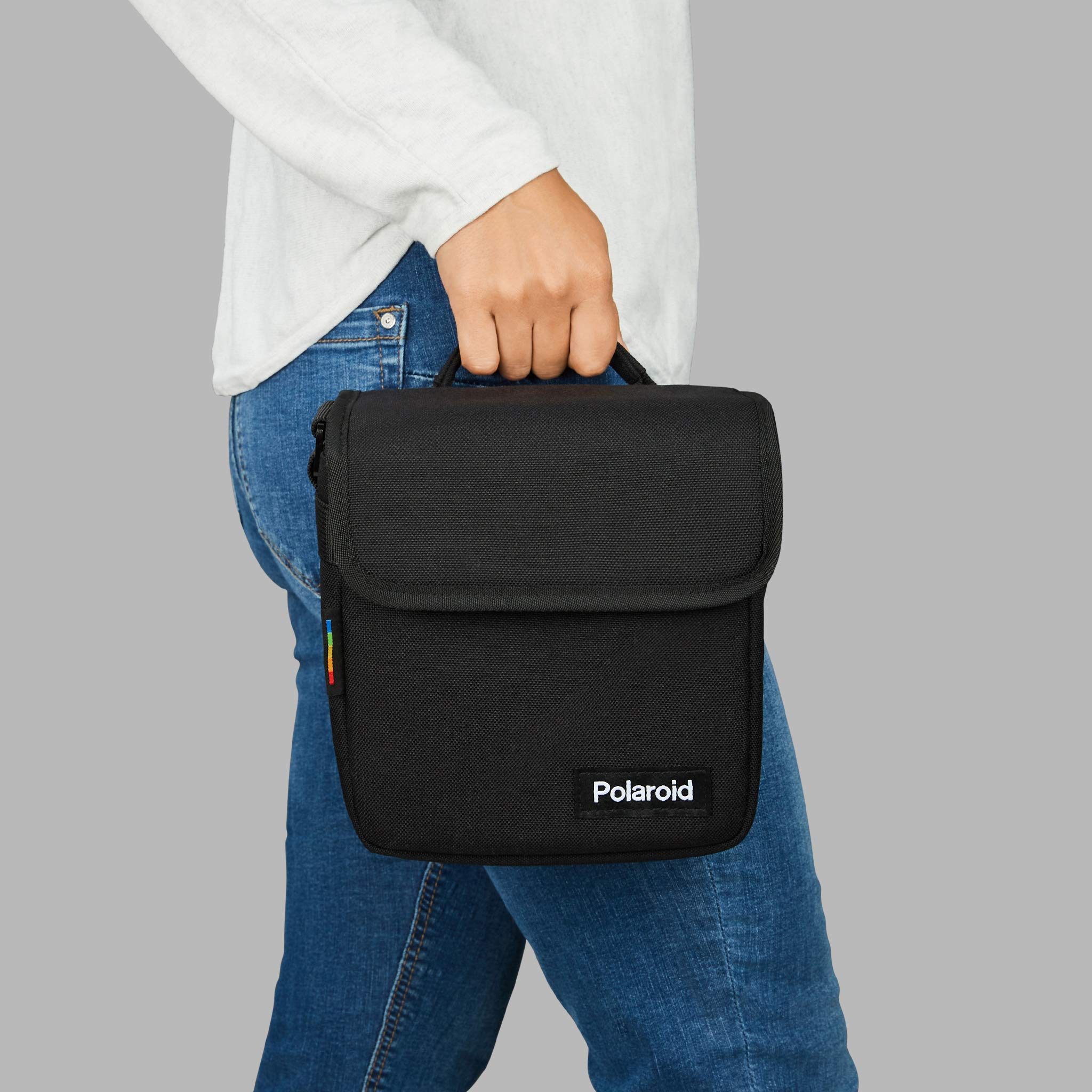 Polaroid Box Camera Bag - Vintage Style Black Camera Case for Instant Cameras - Perfect for Travel, Photography & Everyday Use