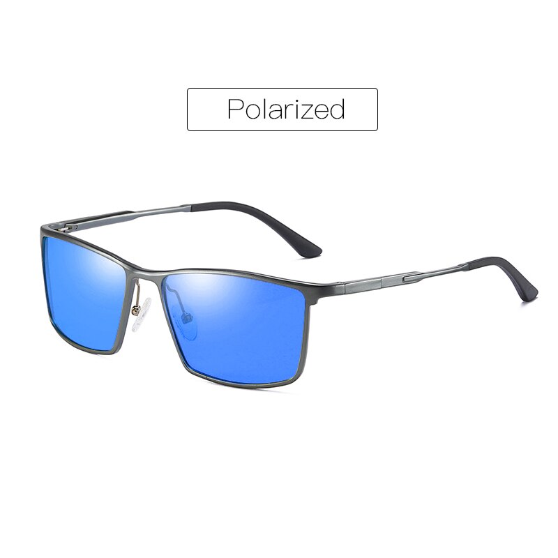 Aidien Unisex Full Rim Aluminum Magnesium Square Reading Glasses & Sunglasses B8676 - Stylish Eyewear for Reading, Outdoor Activities & Fashion Accessories