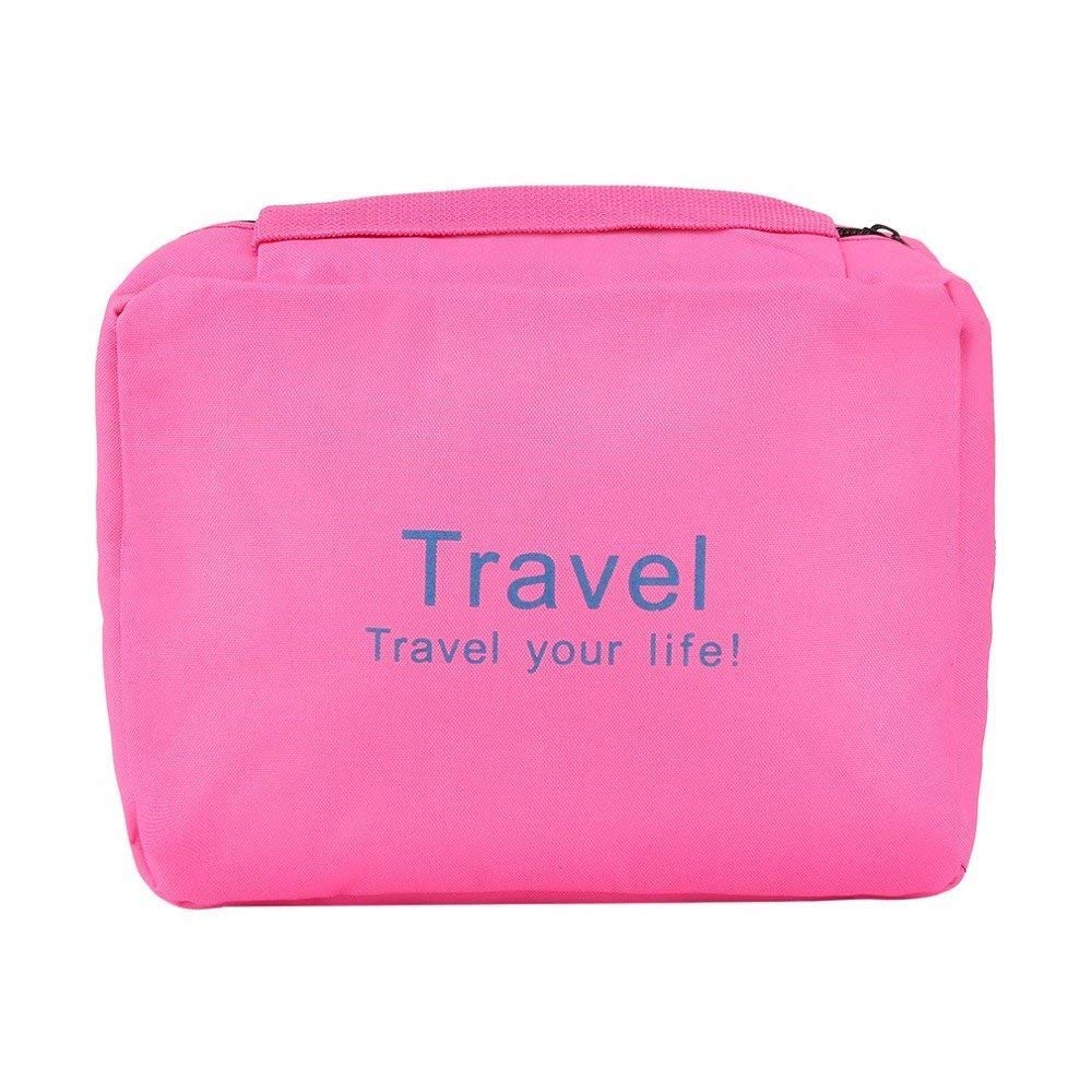 Magnusdeal Travel Makeup Bag - Waterproof Cosmetic Organizer with Multiple Pockets for Toiletries, Makeup Accessories & Skincare | Perfect for Air Travel, Vacation & Daily Use