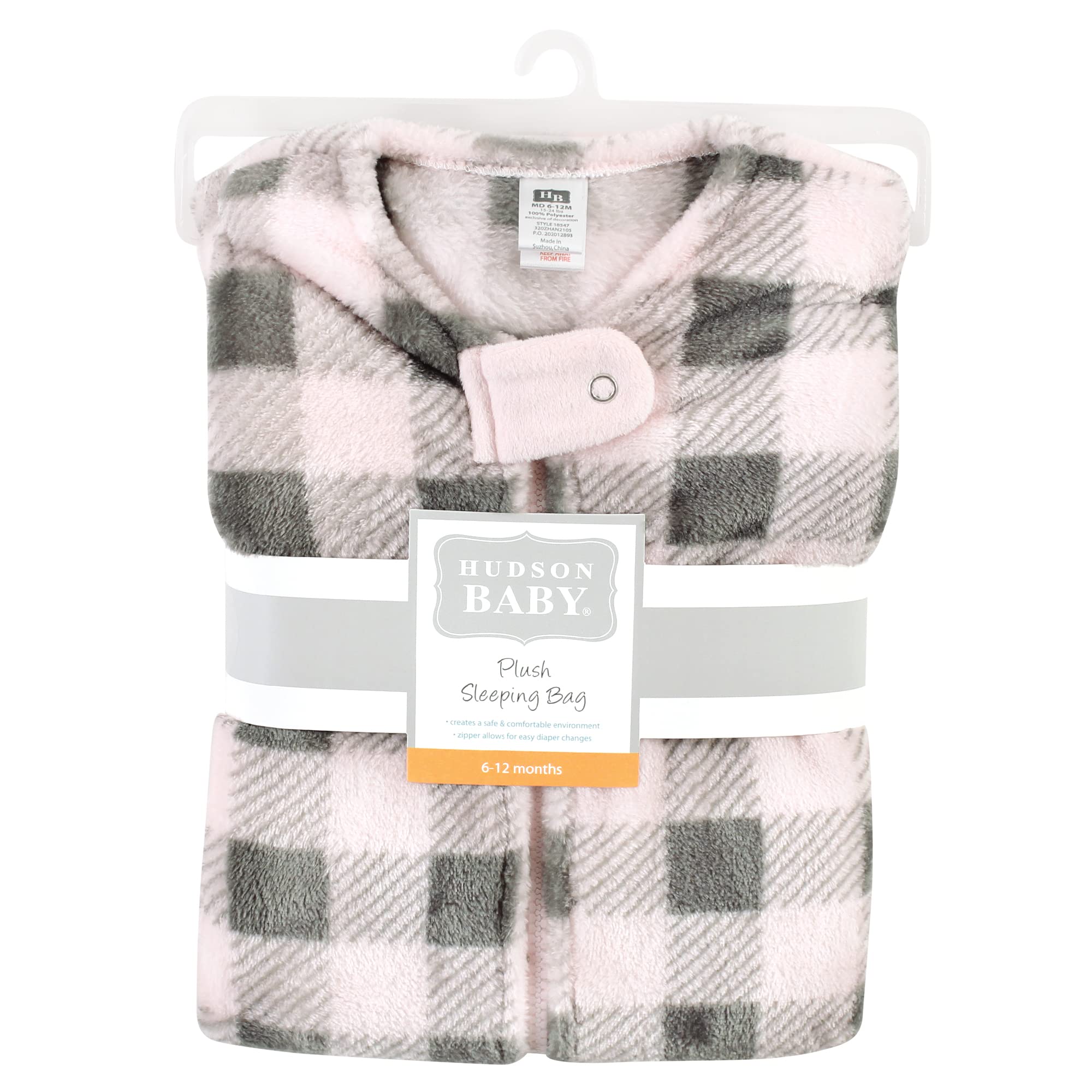 Hudson Baby Plush Sleeping Bag - Unisex Infant Blanket for Cozy Sleep