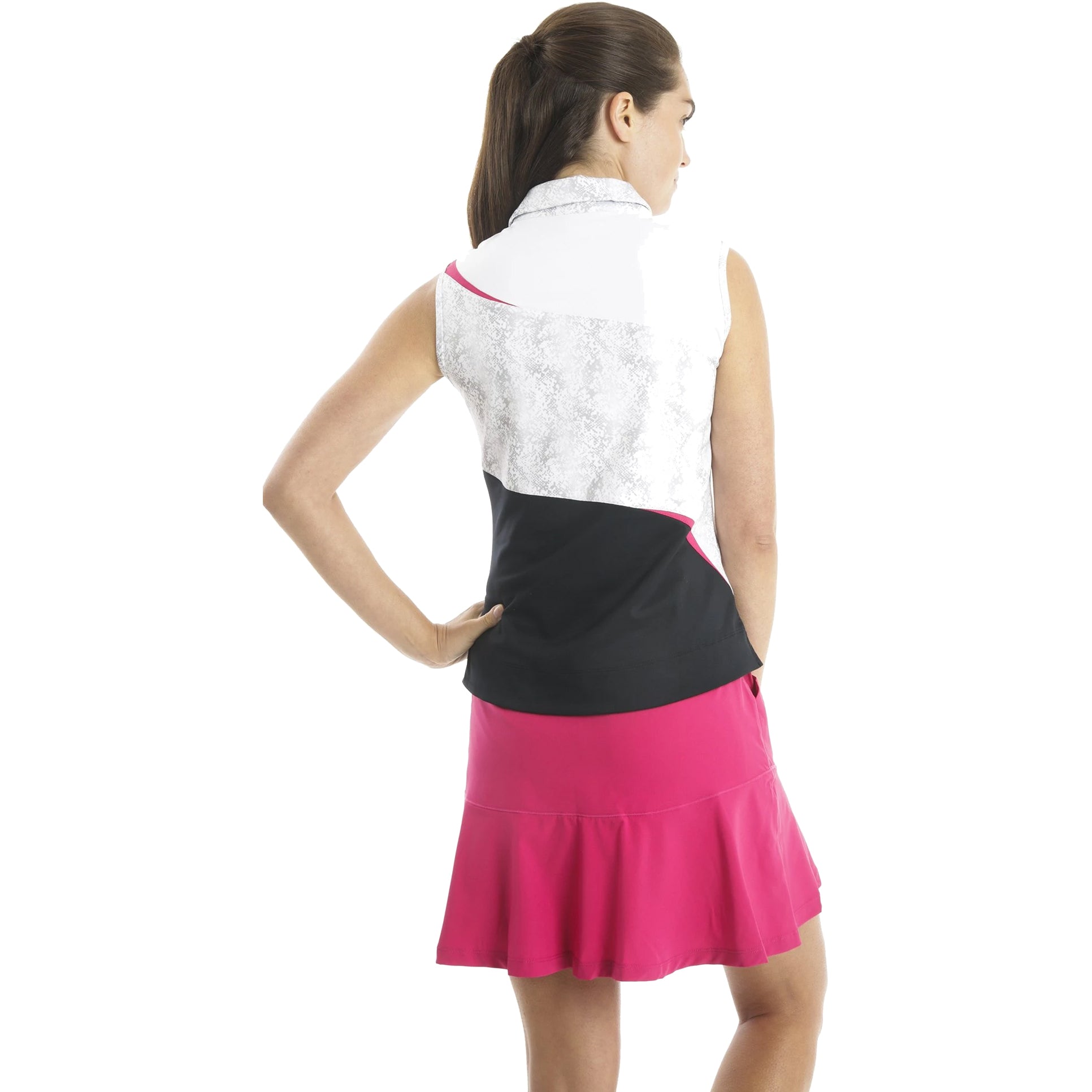 Chase54 Charmer Women's Sleeveless Golf Polo Shirt - Moisture-Wicking Athletic Top for Golf, Tennis & Outdoor Sports