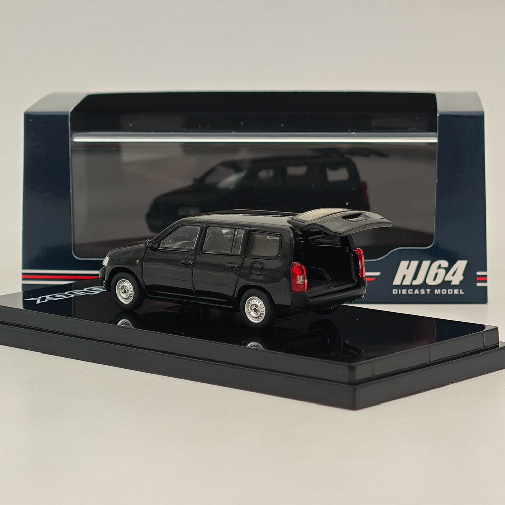 1/64 Scale Toyota Probox Van DX Black Diecast Model Car - Hobby Japan HJ641062BK - Collectible Miniature Vehicle for Display & Gifts