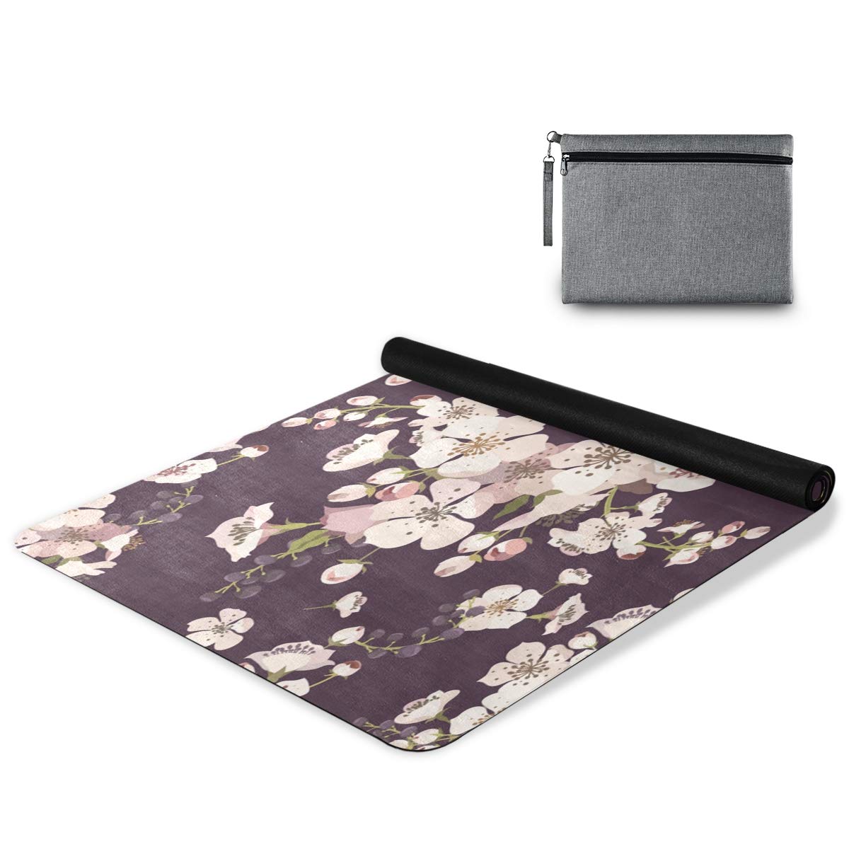 Premium Non-Slip Peach Blossom Yoga Mat - 71