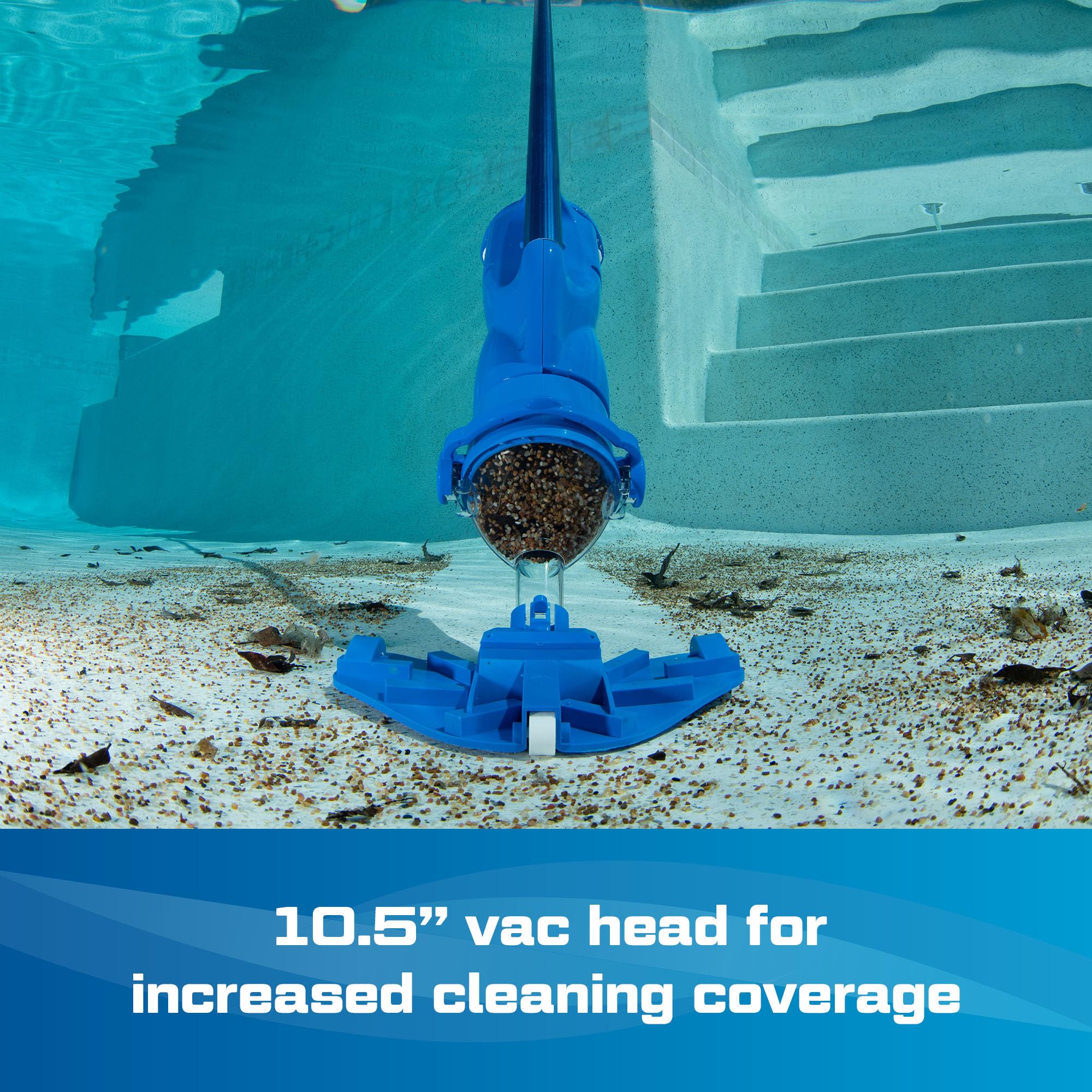 POOL BLASTER Catfish Ultra Rechargeable Battery-Powered Pool Cleaner - Ideal for In-Ground & Above Ground Pools to Remove Leaves, Dirt, Sand & Silt | Perfect for Weekly Pool Maintenance and Quick Cleanups