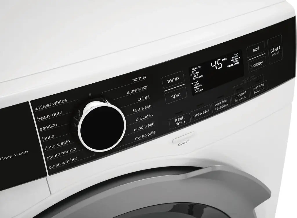 Electrolux ELFW4222AW 24 Inch Compact Front Load Washing Machine in White - Perfect for Small Spaces, Apartments & Laundry Rooms