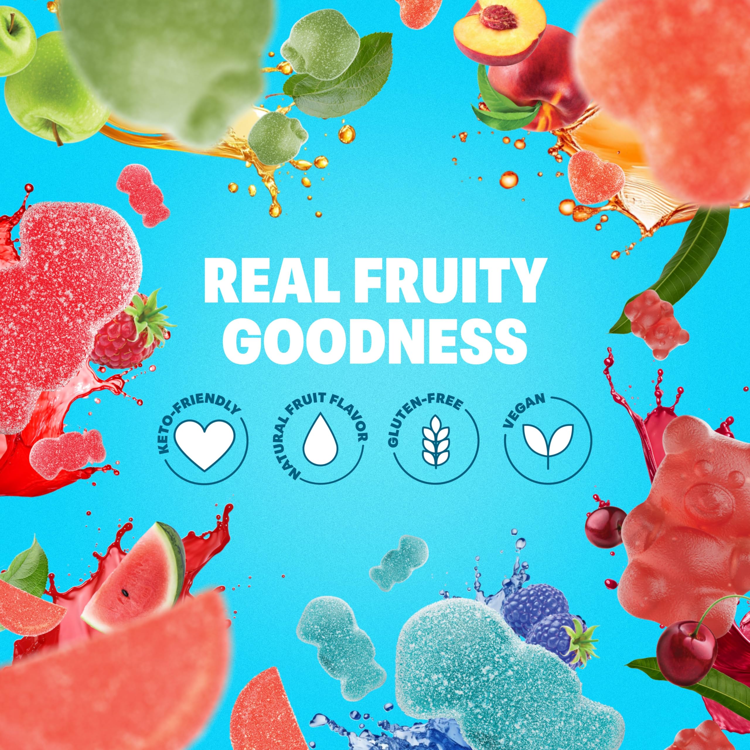 Shameless Snacks - Healthy Low Calorie Keto Gummies | Gluten Free, Low Carb Candy | 6-Pack Variety Mix | Perfect for Weight Loss, Keto Diet & On-the-Go Snacking