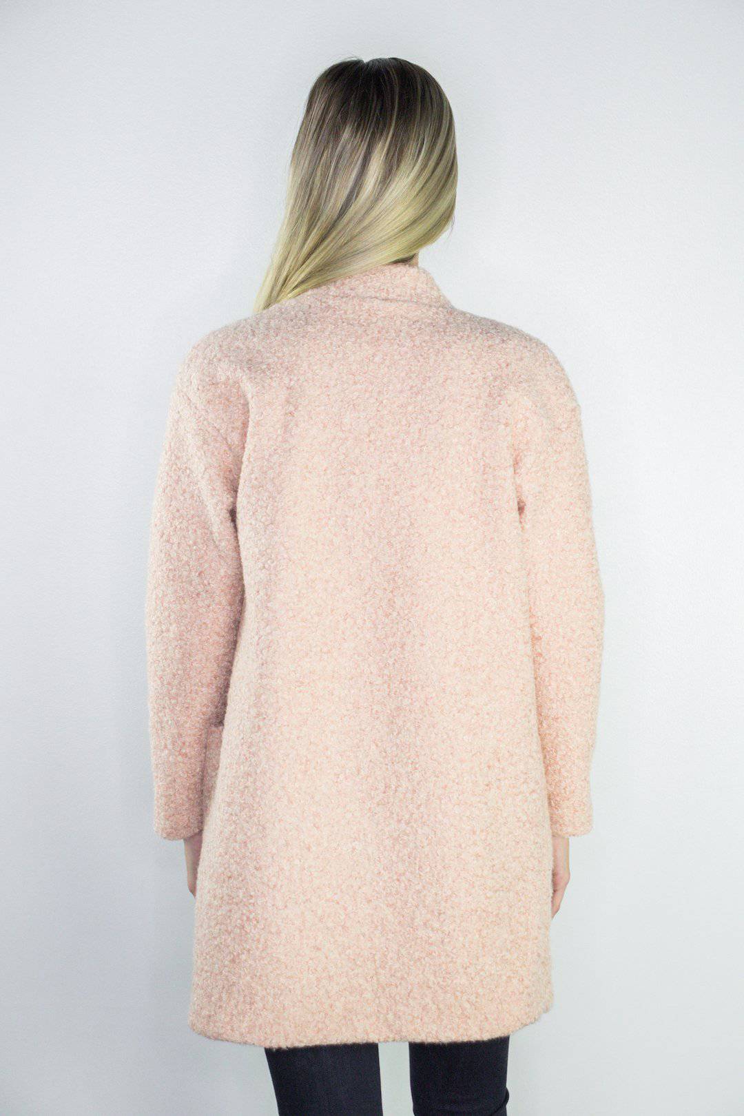 Stylish Blush Coatigan for Women - Soft Knit Cardigan Jacket with Pockets | Perfect for Fall, Winter & Layering Outfits