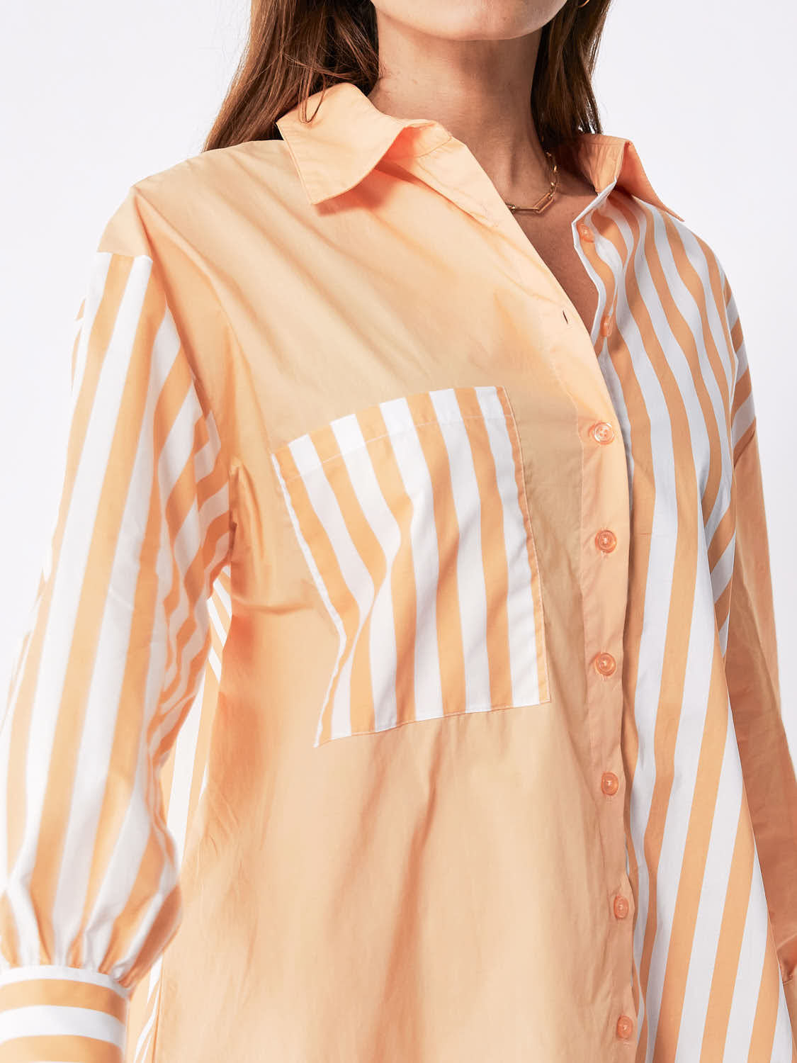 Ena Pelly Women's Bree Cotton Striped Dress - Casual Summer Dress for Beach, Vacation & Everyday Wear