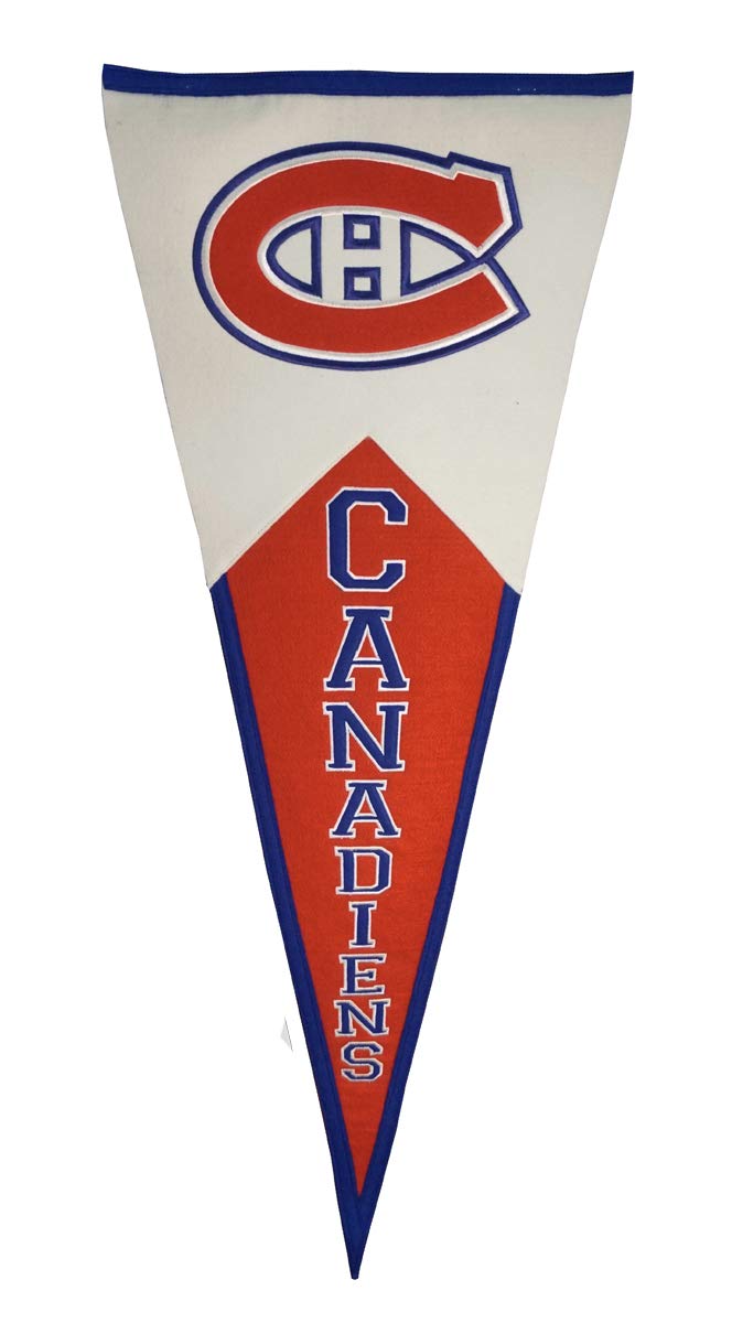 Montreal Canadiens NHL Team Pennant - Official Hockey Banner for Home, Office & Game Room Decor - Perfect for Sports Fans & Collectors