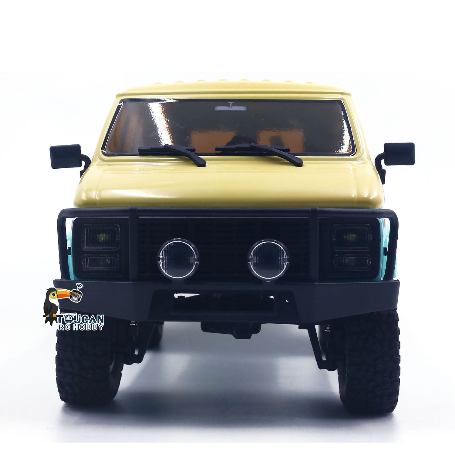 1/18 Scale 4WD RC Crawler Car - Hobby Plus CR18P Remote Control Off-Road Vehicle with Assembled Painted Body & Battery Light System - Perfect for Rock Crawling, Trail Adventures and Backyard Off-Roading