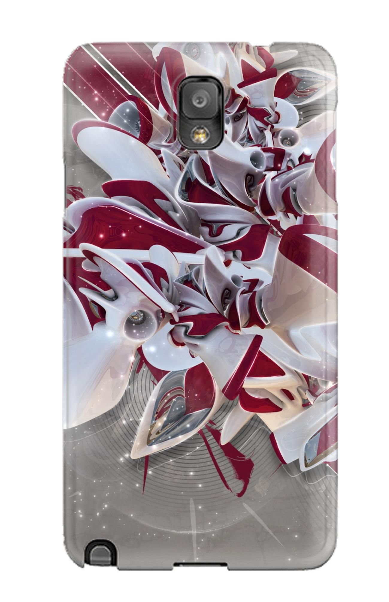 Stylish Red Back Cover Case for Samsung Galaxy Note 3 - Durable Protection with Unique Design | Perfect for Everyday Use, Travel & Business