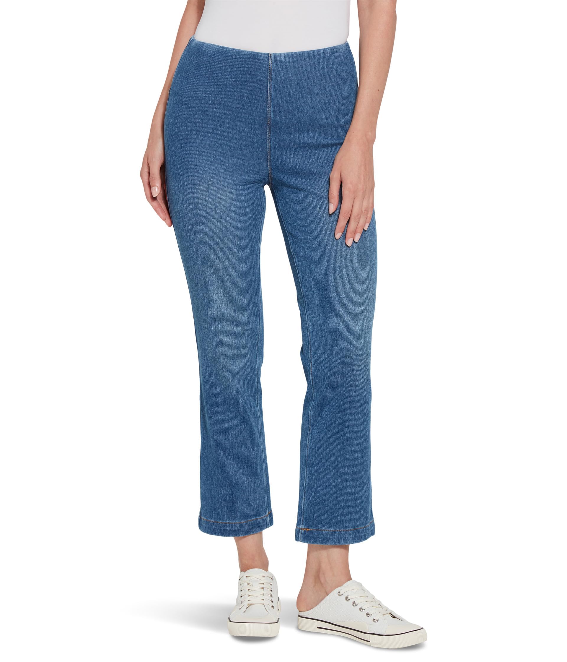 Lyssé Women's Bootcut Jeans – Stretchy Ankle Denim Pants with 4-Way Flex for Comfort | Perfect for Casual Wear, Office & Date Nights