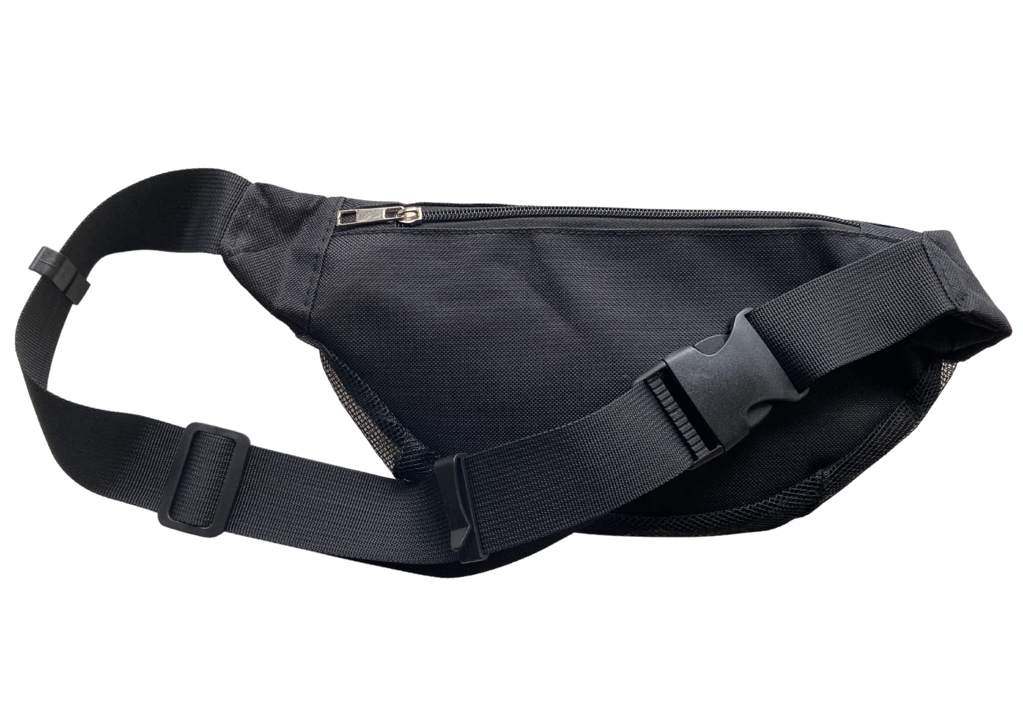 Sand Dipper Seashell Fanny Pack for Women & Men - Adjustable Waist & Crossbody Bum Bag with Front Mesh & Hidden Zipper Pockets - Perfect for Beachcombing, Shell Collecting & Outdoor Adventures - Black
