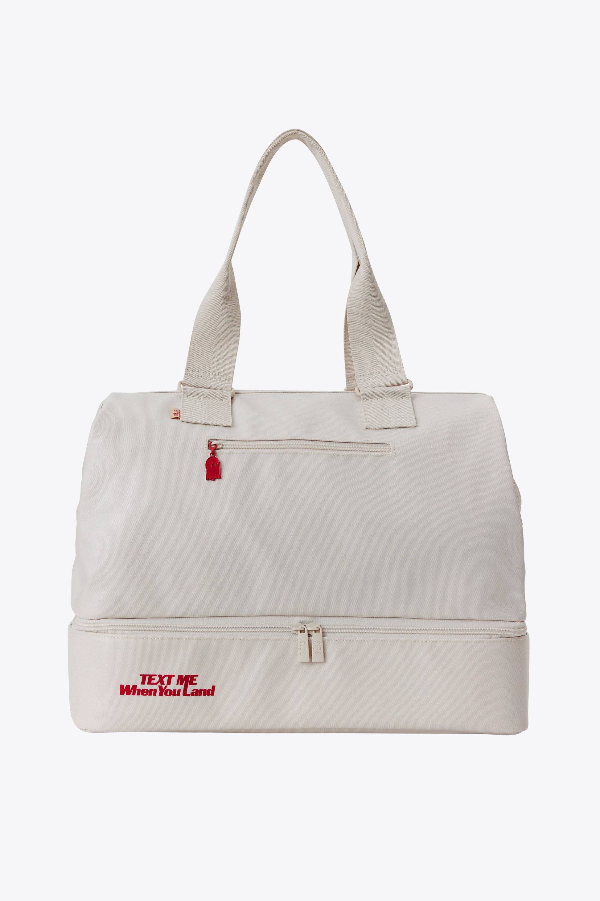 The Weekender Duffle Bag in Ghost White - Perfect for Travel, Gym & Weekend Getaways | Stylish & Durable Carry-On Luggage