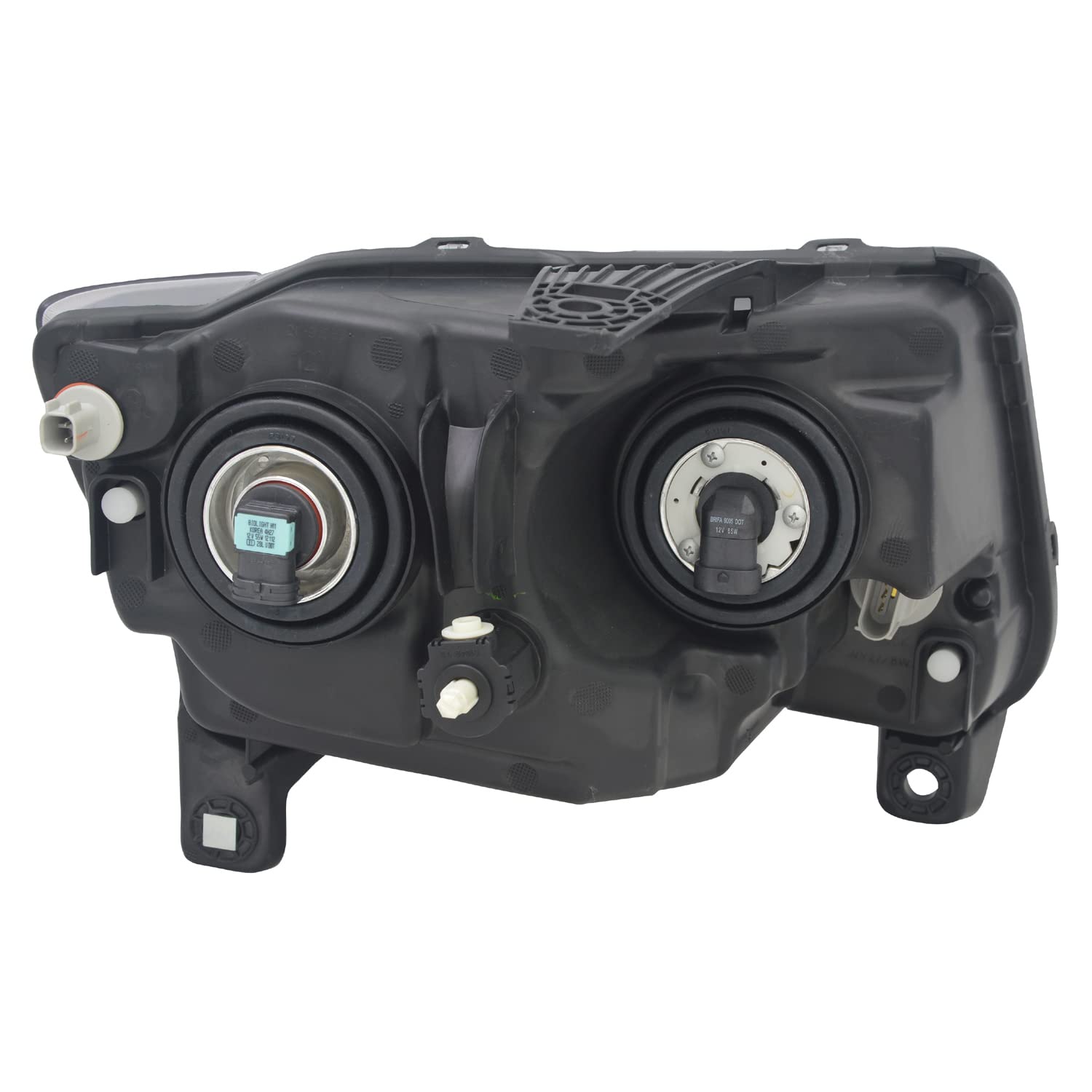 TYC Left Headlight Assembly Replacement for 2013-2017 Jeep Compass - Perfect for Night Driving & Off-Road Adventures