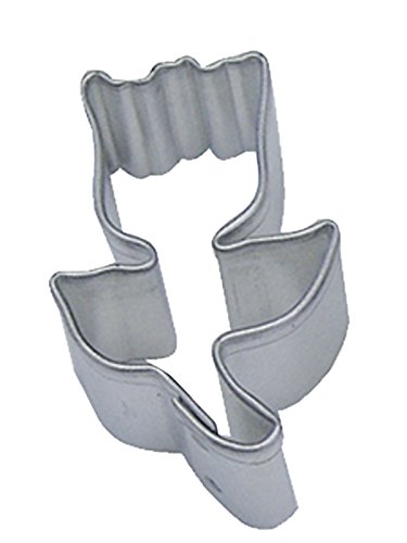 Durable Tinplated Steel Mini Tulip Cookie Cutter Set - Perfect for Baking, DIY Crafts, and Holiday Cookie Decorations
