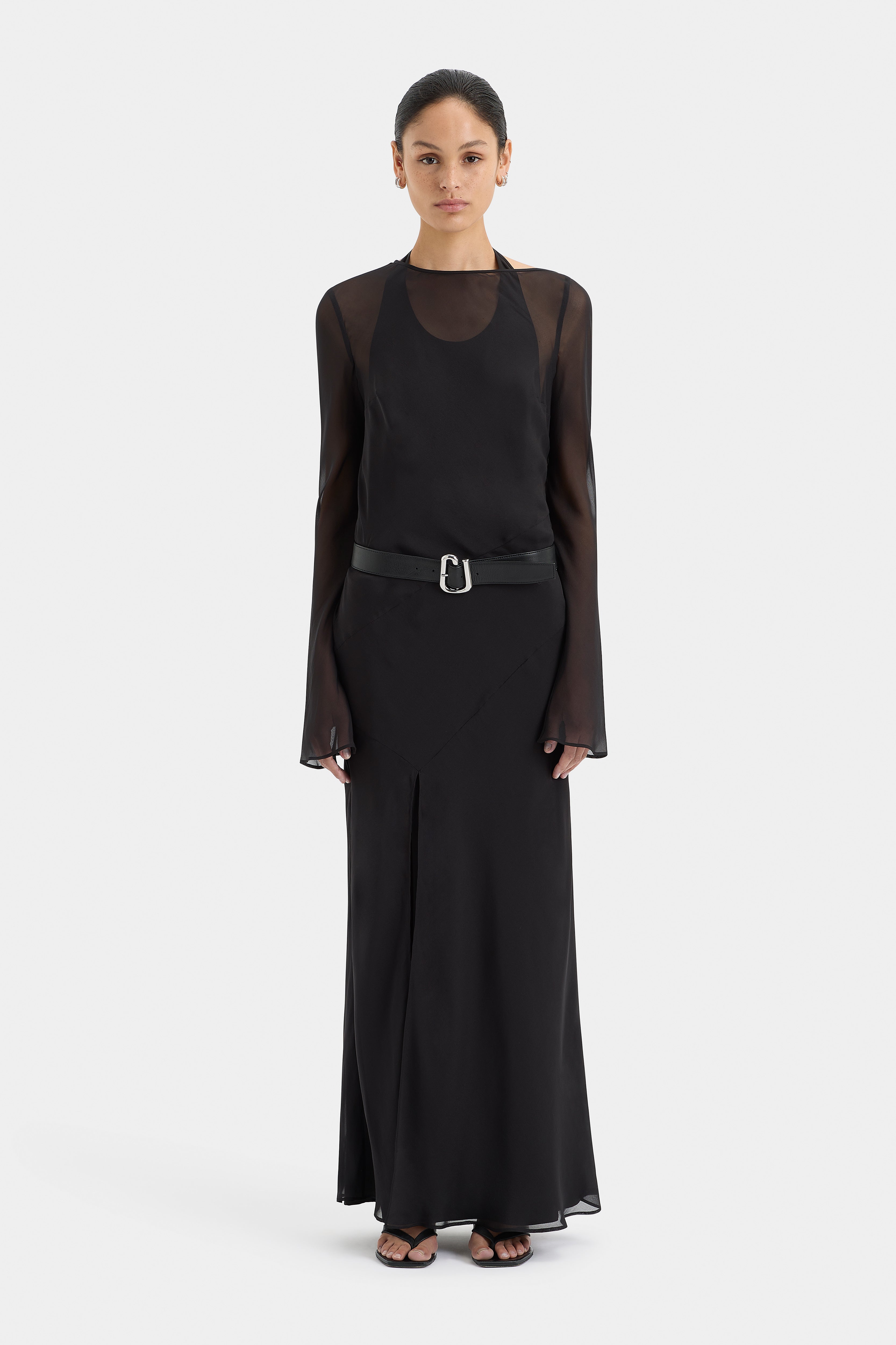 Elegant Strobe Long Sleeve Party Dress for Women - Perfect for Evening Events, Night Out & Special Occasions