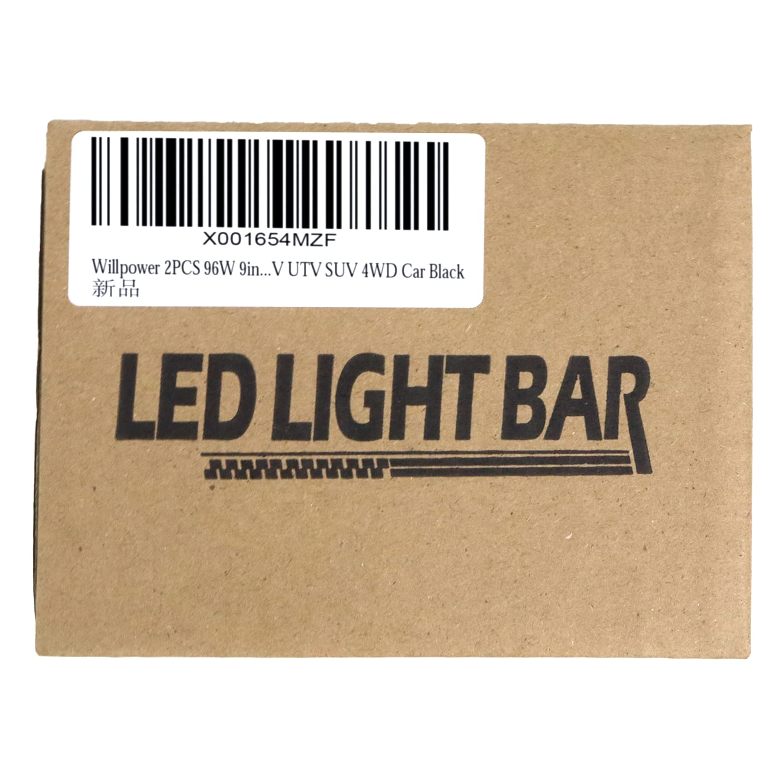 2-Pack 225W 9 Inch LED Work Light Bar - Waterproof Spot Beam Off-Road Lights for Trucks, Boats, Cars, ATV, UTV, SUV (12V/24V) - Perfect for Night Driving, Foggy Conditions & Off-Road Adventures
