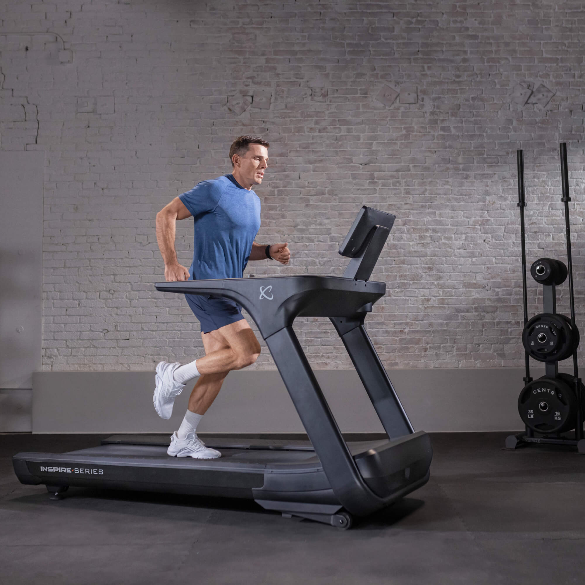 Inspire Series T7S Treadmill - Foldable Electric Running Machine with Bluetooth Speaker & LCD Display - Perfect for Home Gym, Cardio Workouts & Indoor Fitness Training