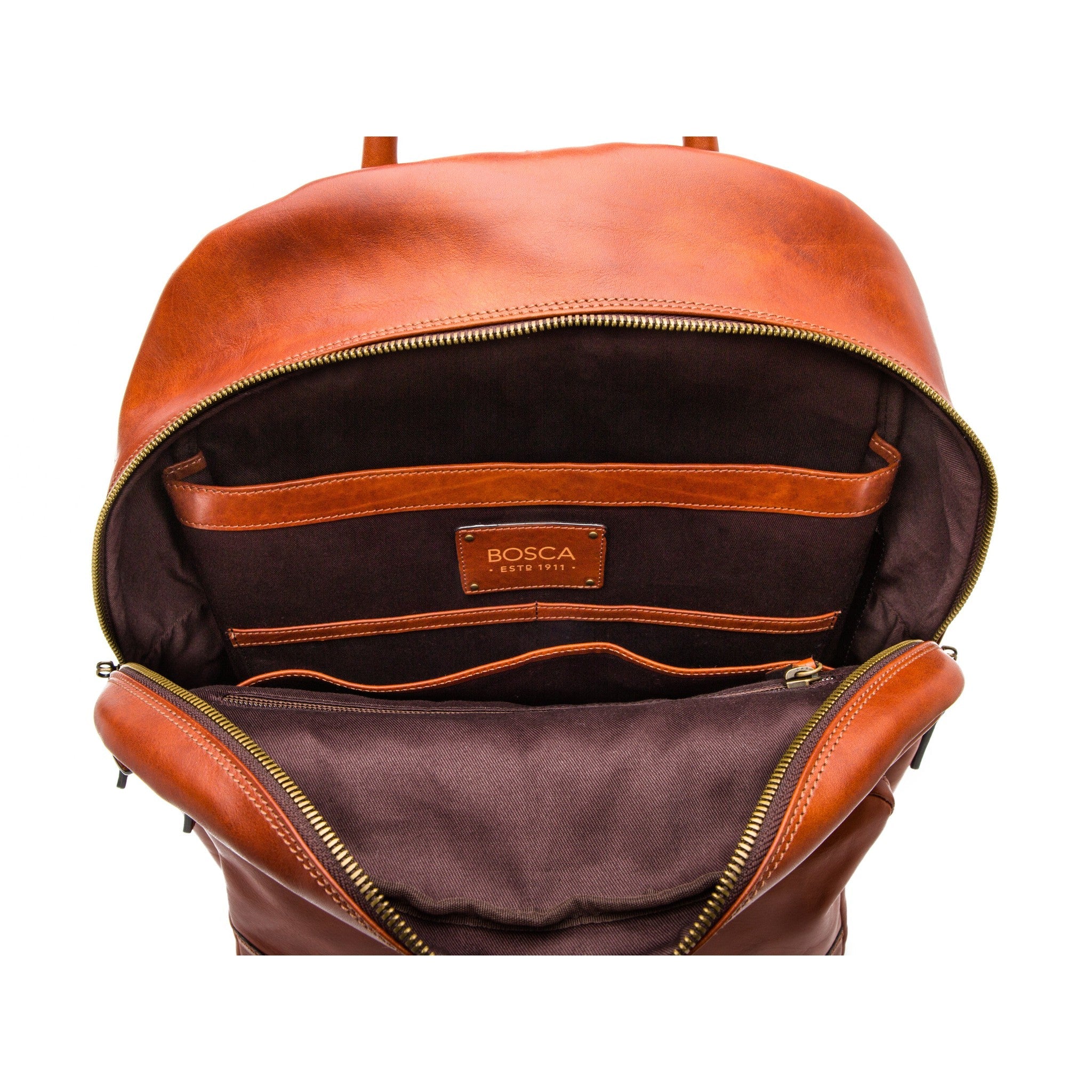 Bosca Dolce Backpack for Women - Stylish Leather Laptop Backpack with USB Charging Port - Perfect for Work, Travel & College