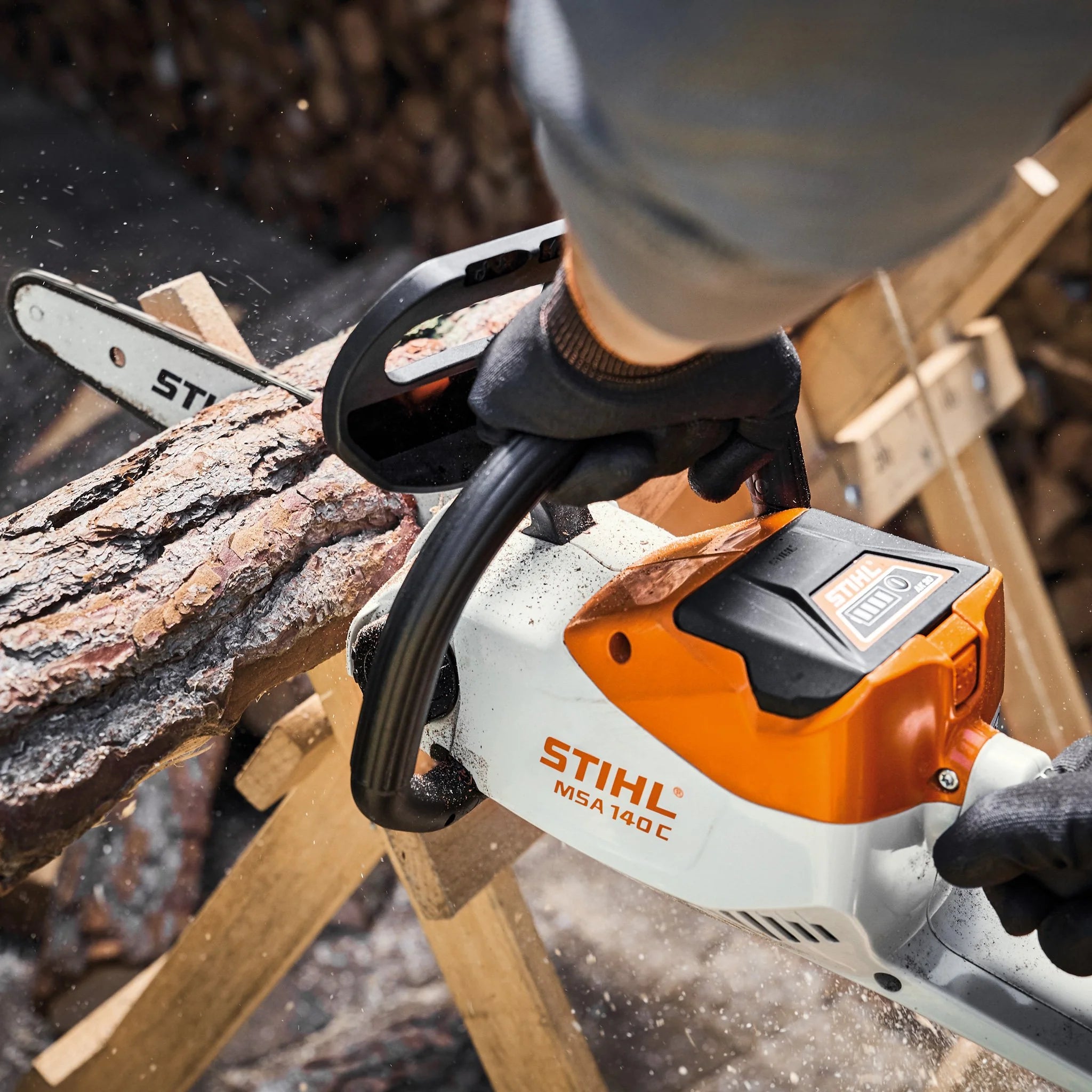 STIHL MSA 70 C BQ 12-Inch Cordless Battery Chainsaw - Lightweight Electric Chainsaw for Tree Cutting, Wood Chopping & Yard Maintenance (Perfect for Homeowners, Gardeners & DIY Projects)