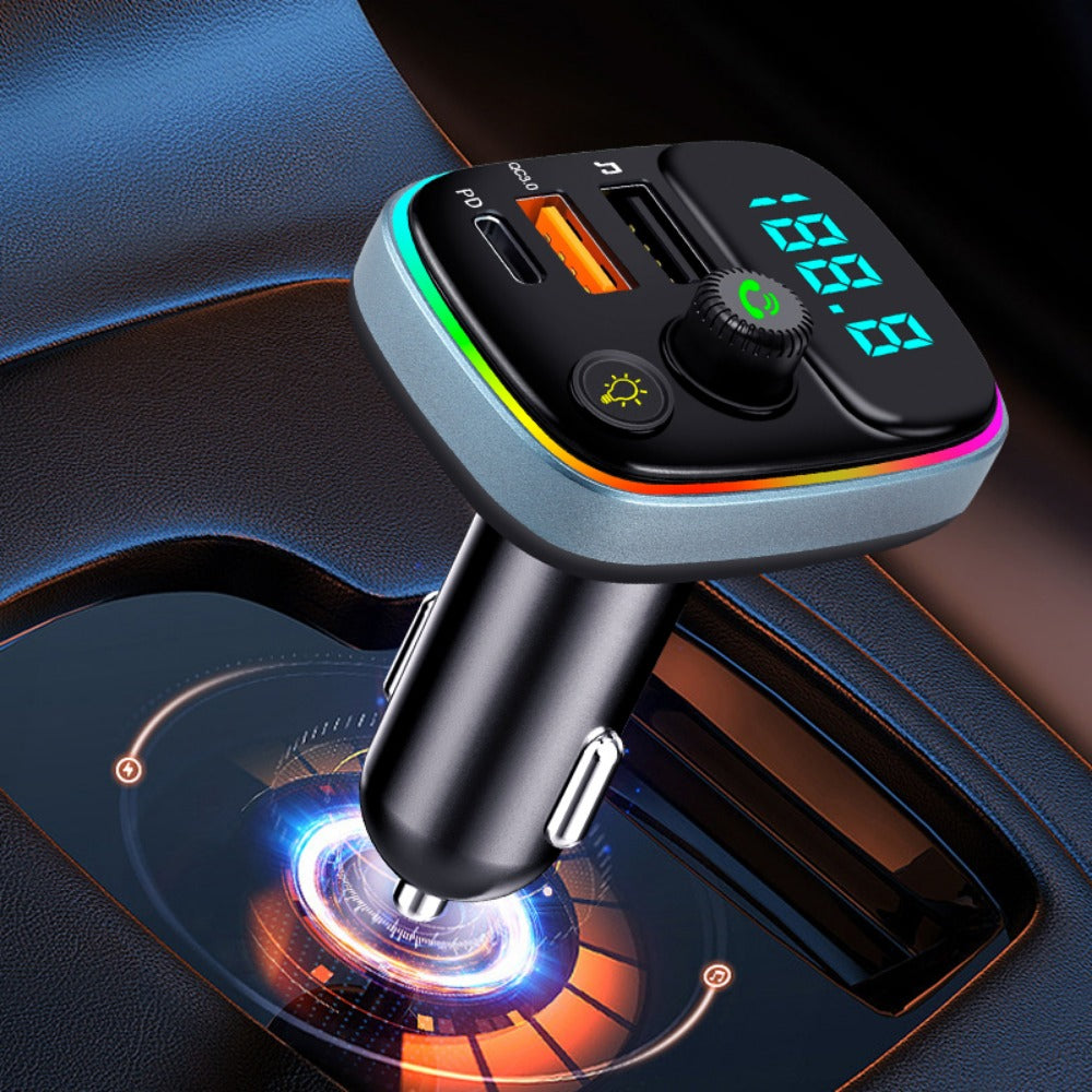 Mpow Bluetooth Car Adapter - Wireless Audio Receiver for Hands-Free Calling & Music Streaming - Compatible with iPhone, Android, and Car Stereo Systems - Perfect for Commuting, Road Trips, and Daily Driving