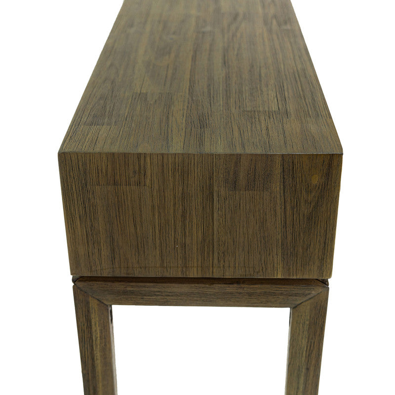 Modern Borgergade 43.5 Sofa Table - Solid Wood Chestnut Finish - Perfect for Living Room, Entryway, or Behind Couch Decor