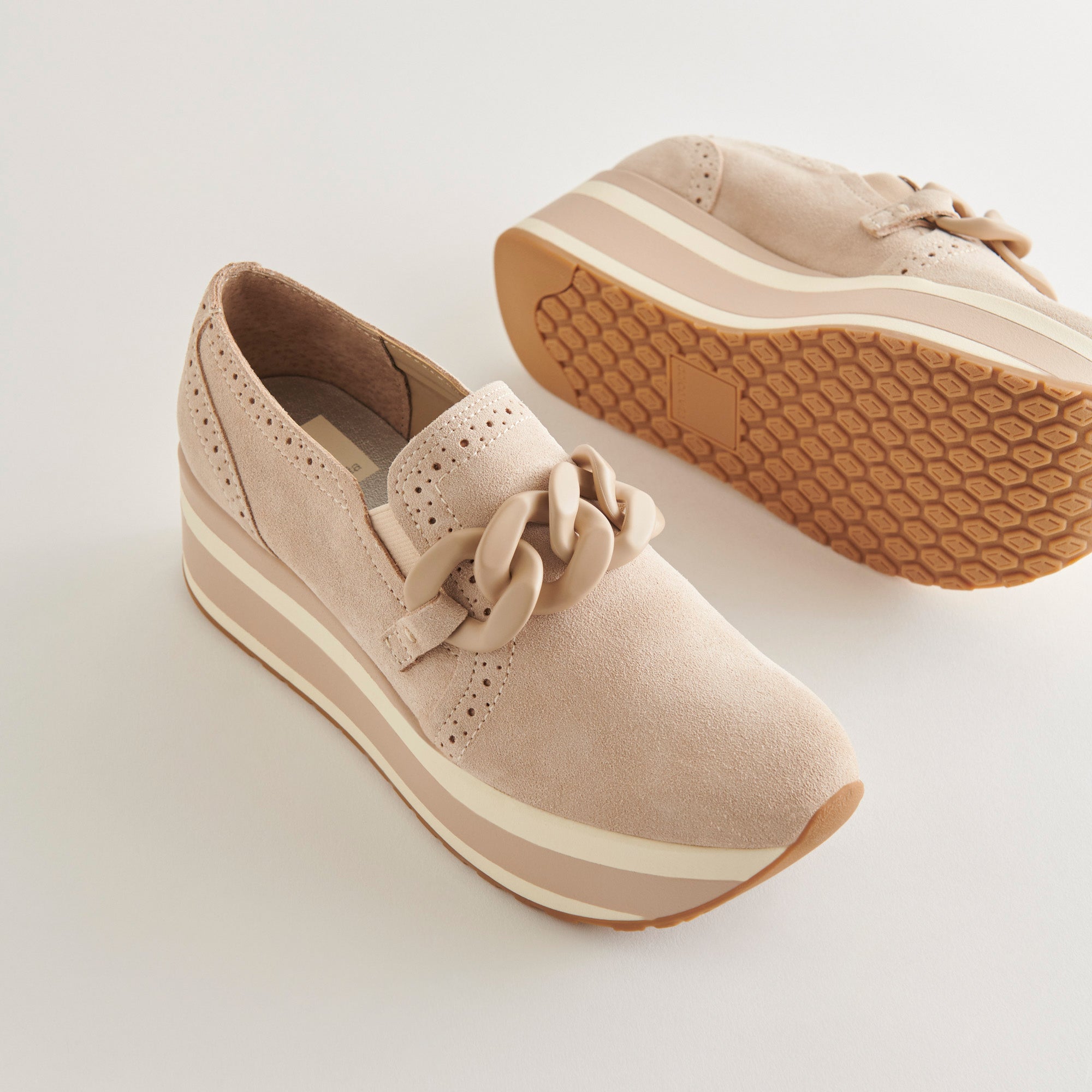 JHENEE DUNE SUEDE SNEAKERS - Comfortable Women's Casual Shoes for Walking, Running & Everyday Wear | Trendy Suede Sneakers for Work, Travel & Outdoor Activities