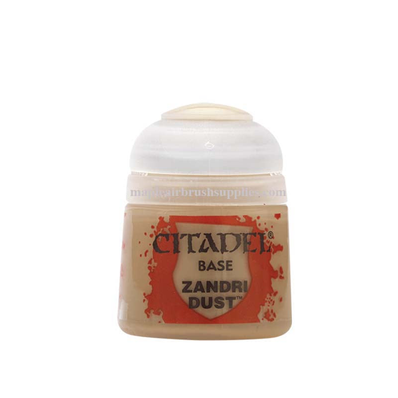 Citadel Base Zandri Dust - Acrylic Paint for Miniatures & Warhammer Models - Perfect for Wargaming, Tabletop, and Hobby Painting