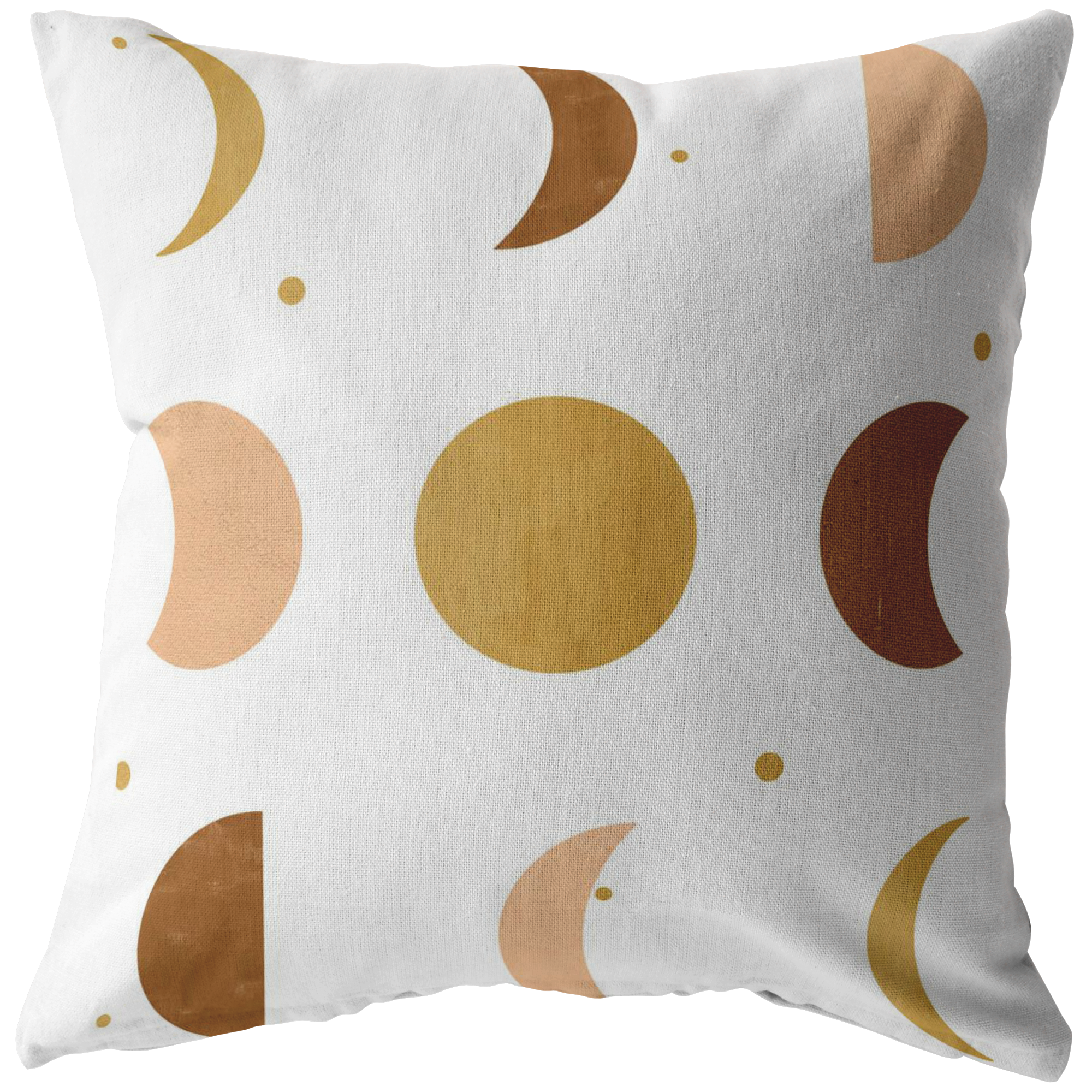 Celestial Moon Phases Decorative Throw Pillow Cover - Boho Home Decor for Living Room, Bedroom & Nursery - Perfect for Cozy Nights and Aesthetic Room Decor