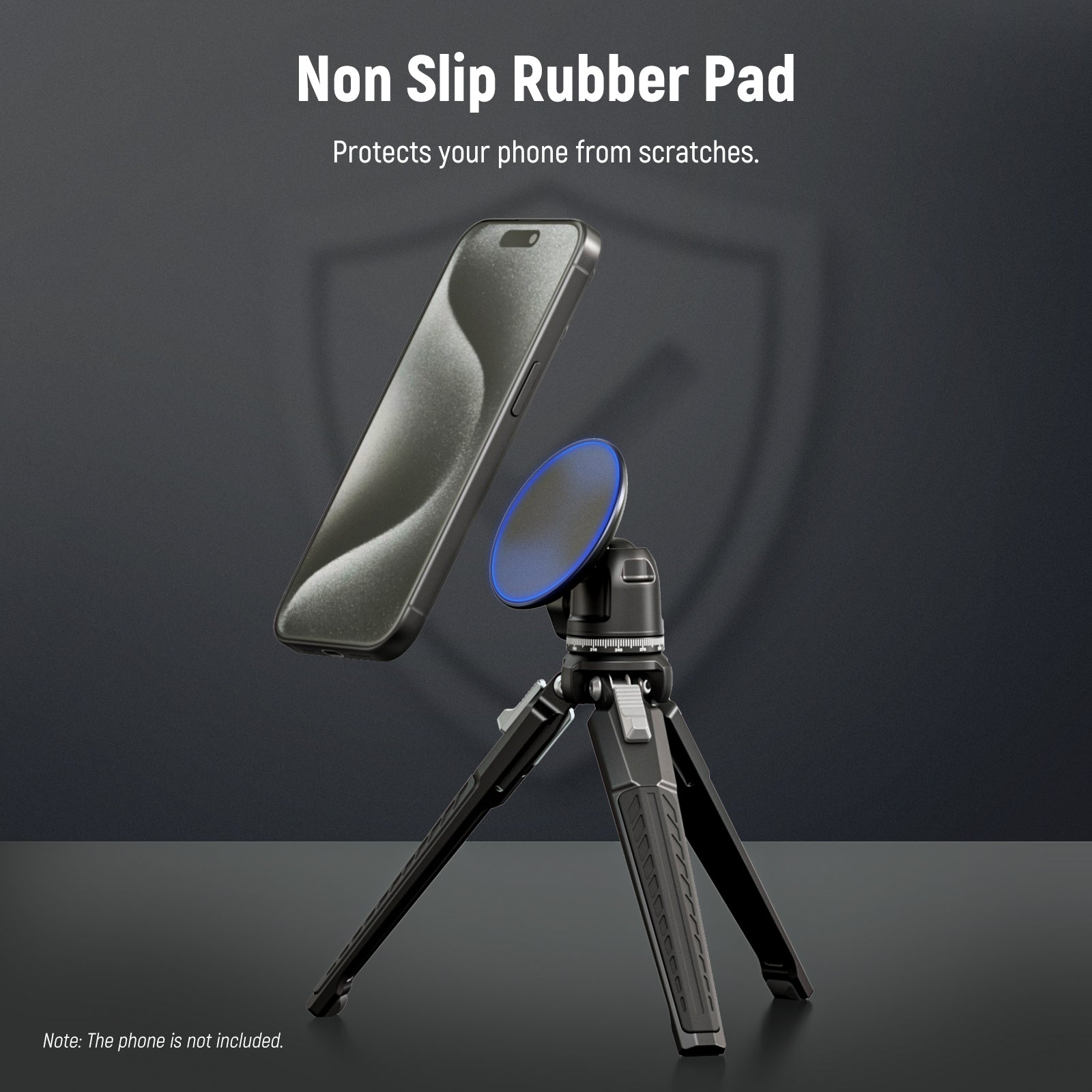 NEEWER PA010+TP29 Magnetic Phone Tripod Stand with MagSafe Compatibility - Perfect for iPhone Photography, Vlogging, and Hands-Free Video Calls