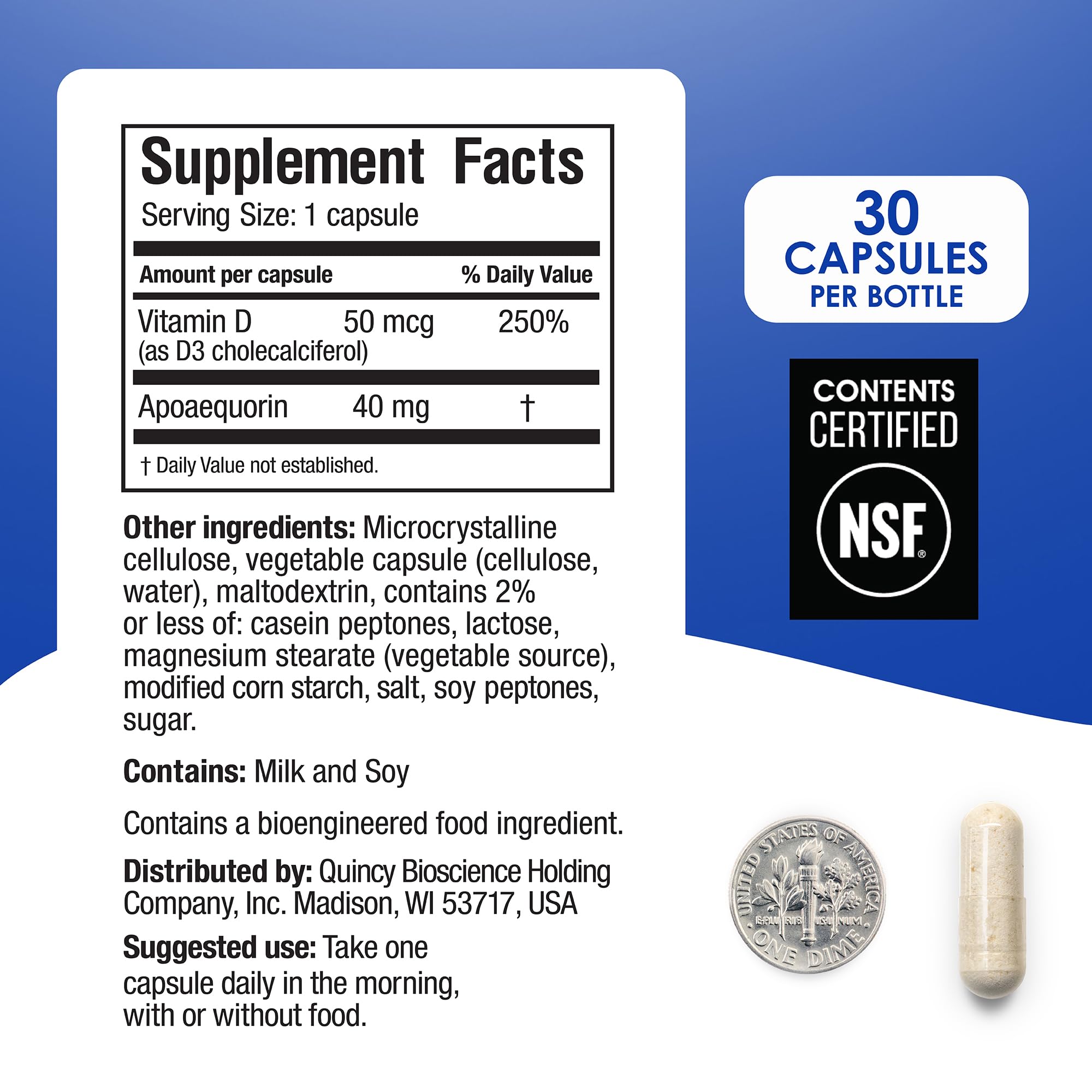 Prevagen Professional Formula - 90 Capsules (3-Pack of 30 Pills) Brain Supplement with 40mg Apoaequorin & Vitamin D3 | Includes 7-Day Pill Organizer | Supports Memory, Focus & Cognitive Function | Perfect for Busy Professionals & Students
