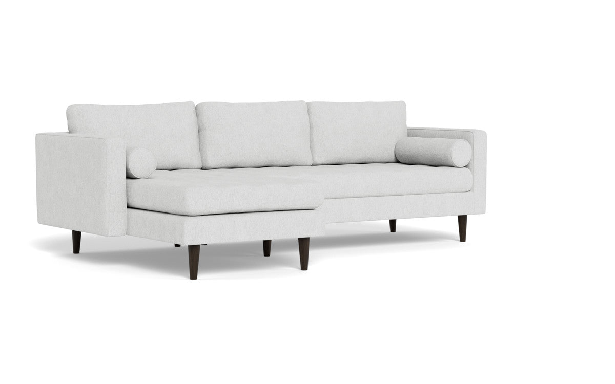 Ladybird 102 Left Chaise Sectional Sofa - Modern L-Shaped Couch with Chaise Lounge, Soft Fabric Upholstery, Comfortable Living Room Furniture for Small Spaces, Apartments & Home Theater Seating