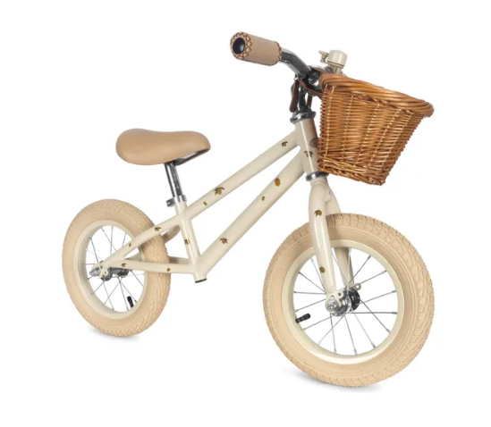 KONGES SLOJD Wooden Balance Bike for Toddlers | Kids First Bike | Training Bicycle for 2-5 Year Olds | Perfect for Outdoor Play & Learning to Ride