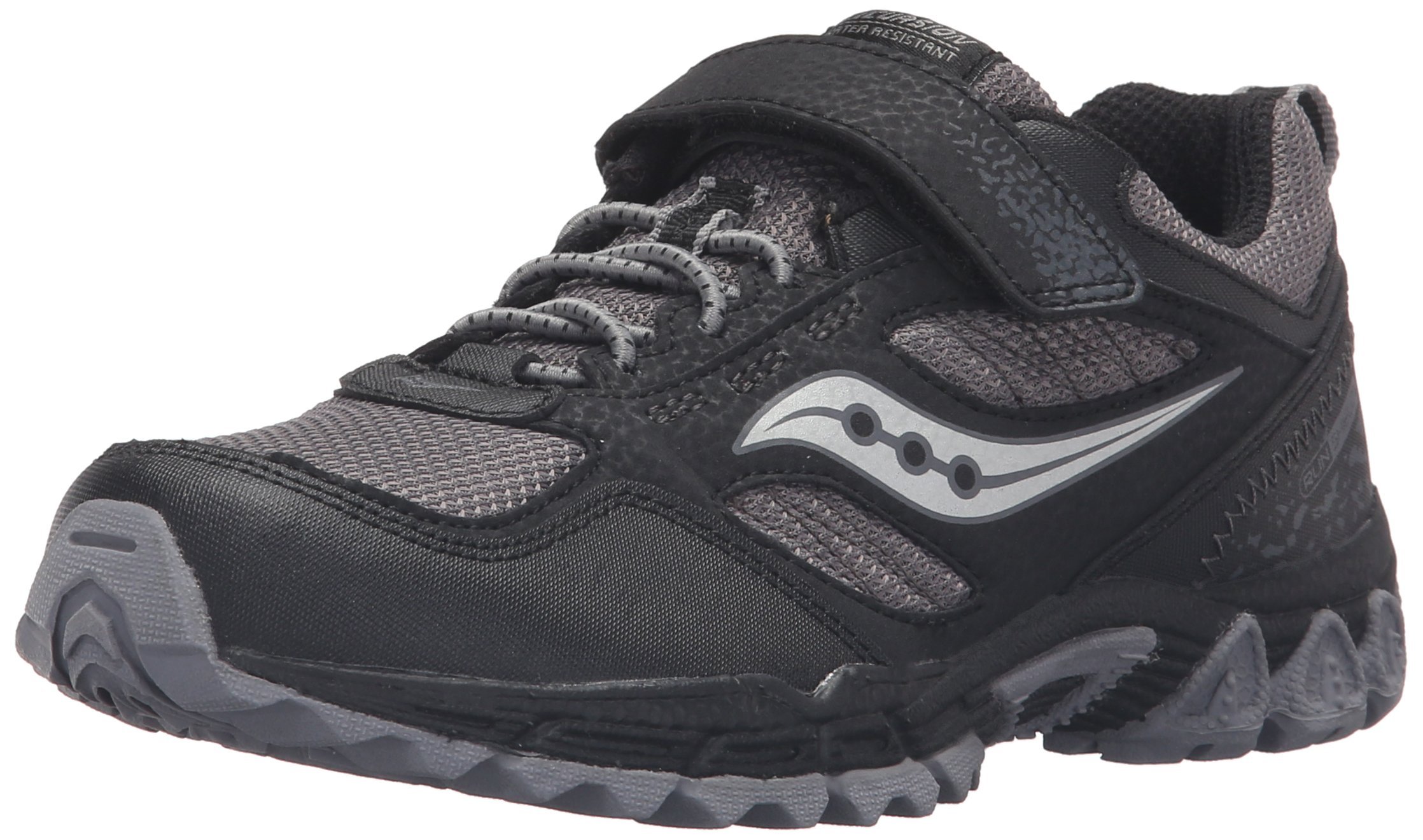 Saucony Excursion Shield Waterproof Trail Running Shoes for Kids - Alternative Closure Sneakers for Boys & Girls - Perfect for Hiking, Outdoor Adventures & School Activities