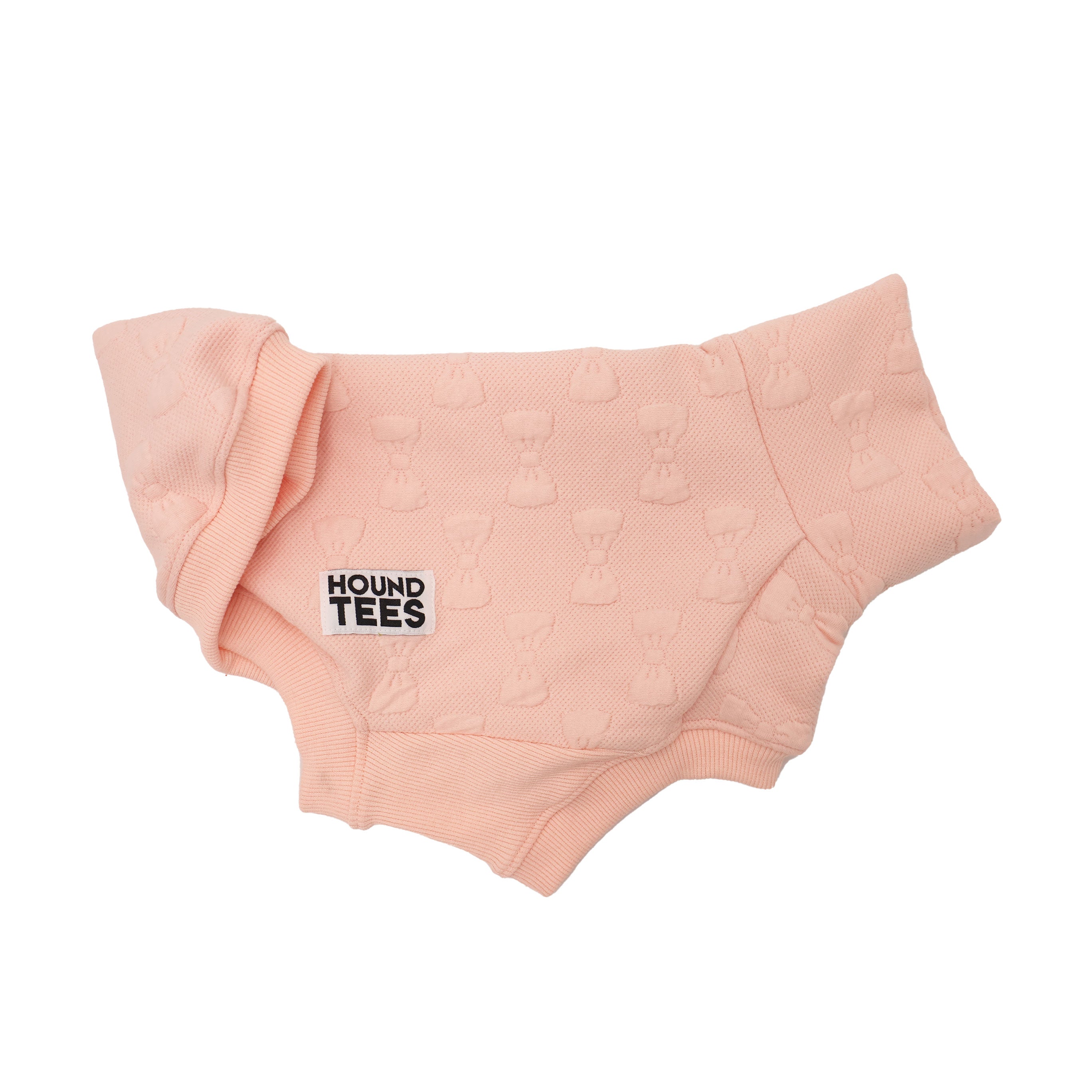 Italian Greyhound Quilted Sleeveless Dog Sweater - Soft Peach Pet Clothing for Small Dogs - Perfect for Winter Walks & Indoor Comfort